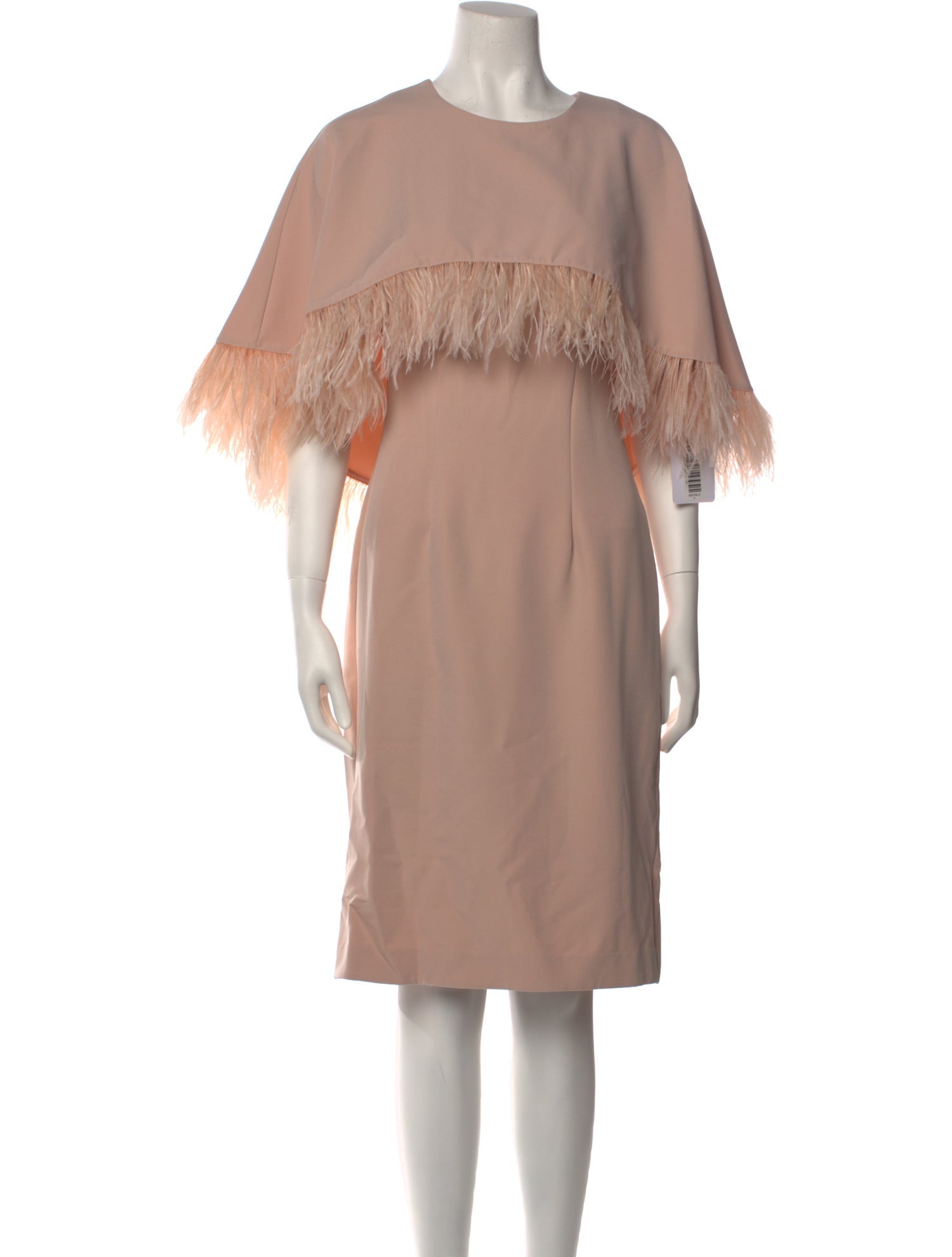 Mikael Aghal Crew Neck Knee-Length Dress