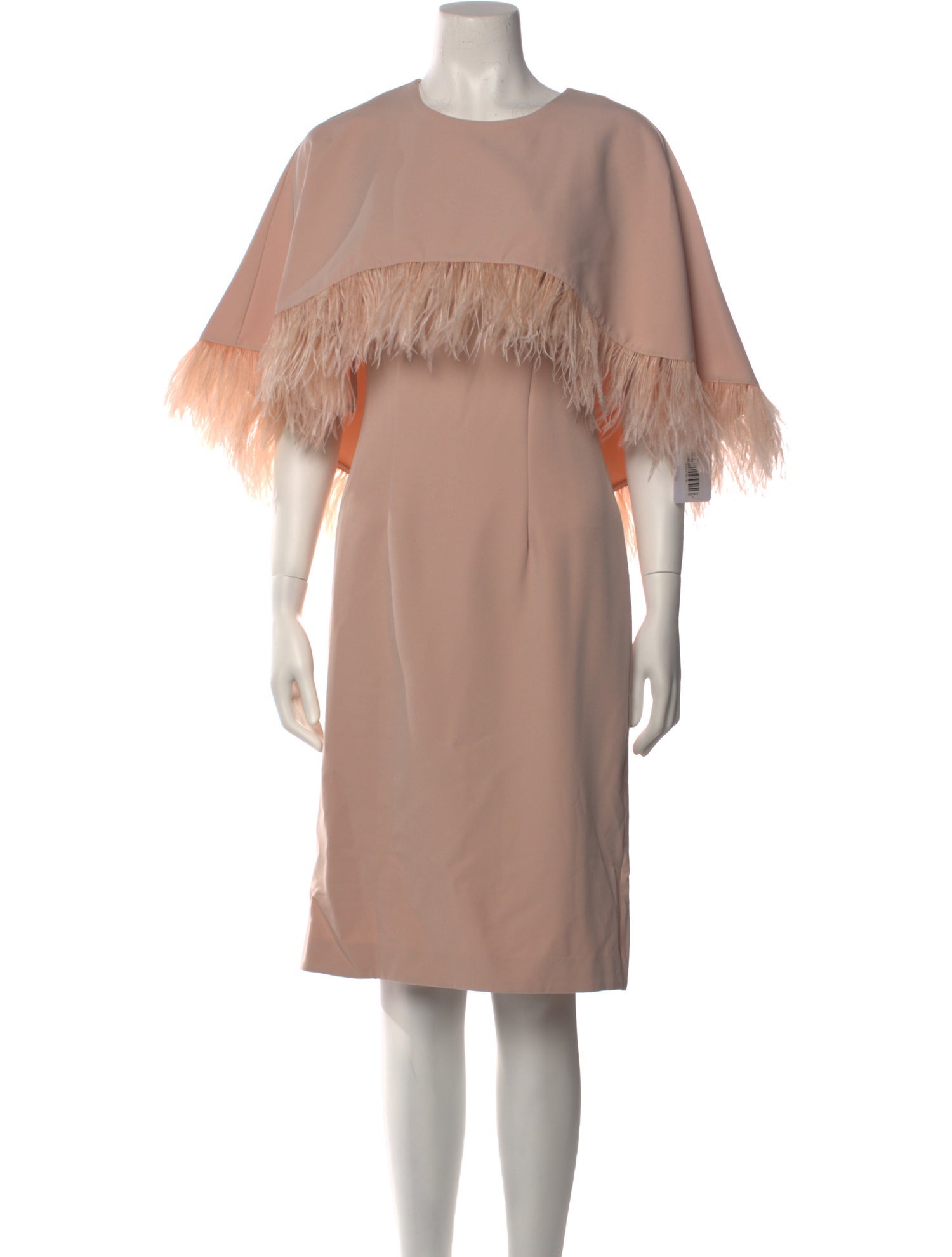 Mikael Aghal Crew Neck Knee-Length Dress