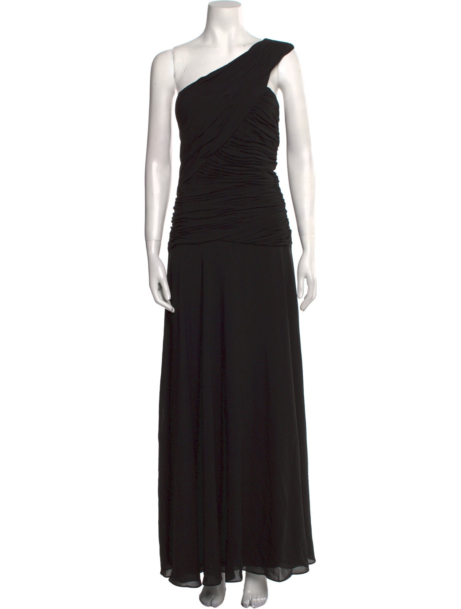 Mikael Aghal One-Shoulder Long Dress w/ Tags