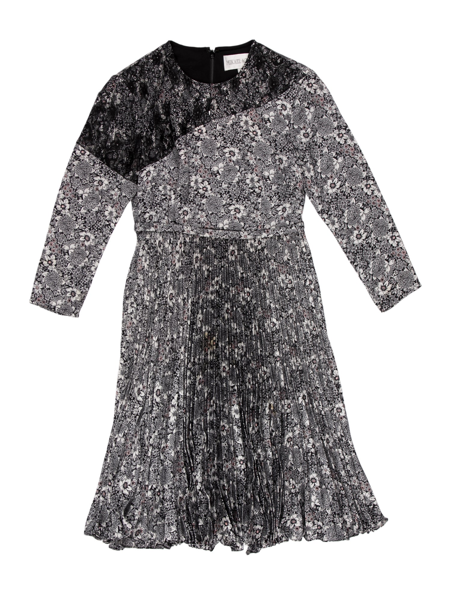 Mikael Aghal Floral Print Mini Dress