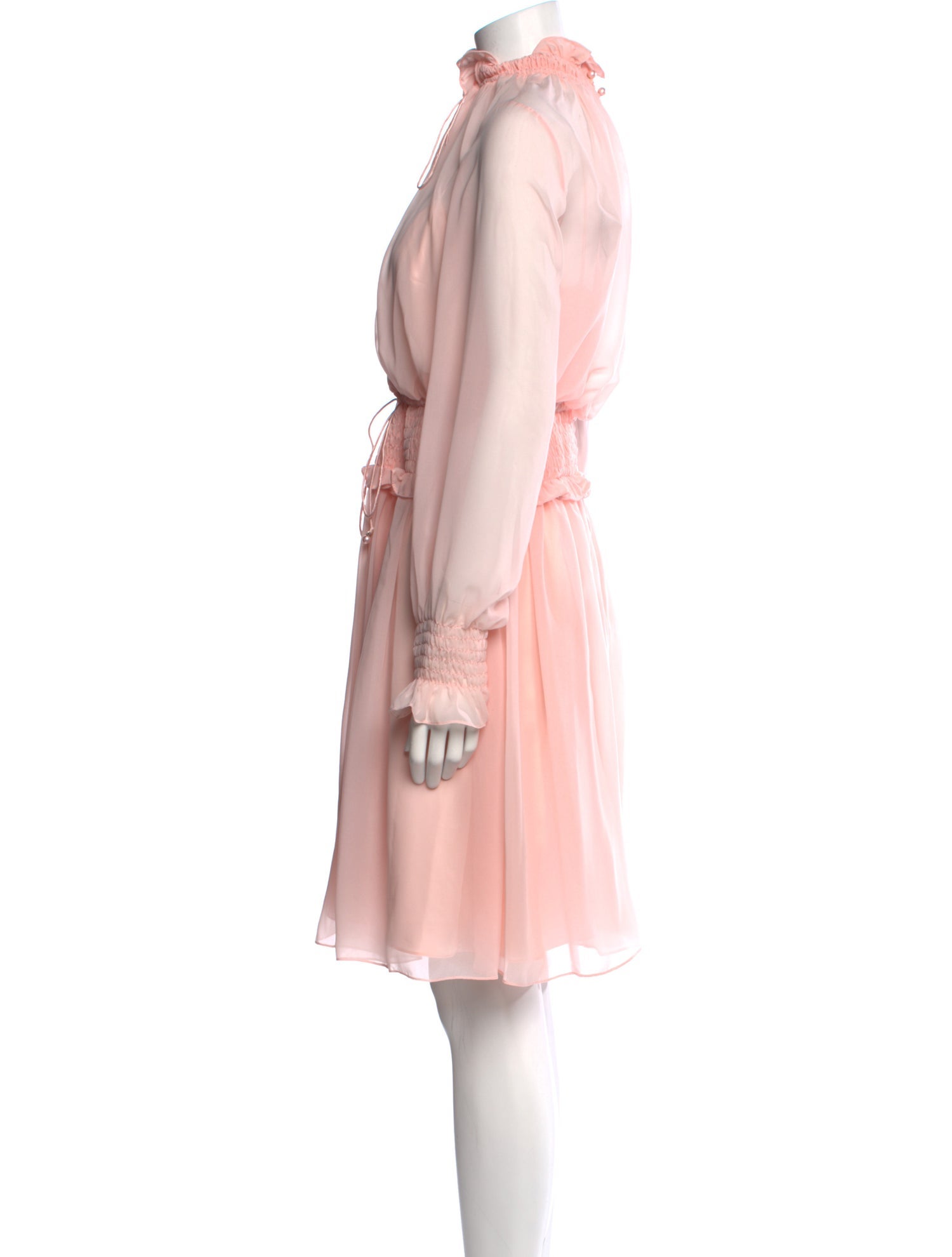 Mikael Aghal Mock Neck Midi Length Dress w/ Tags