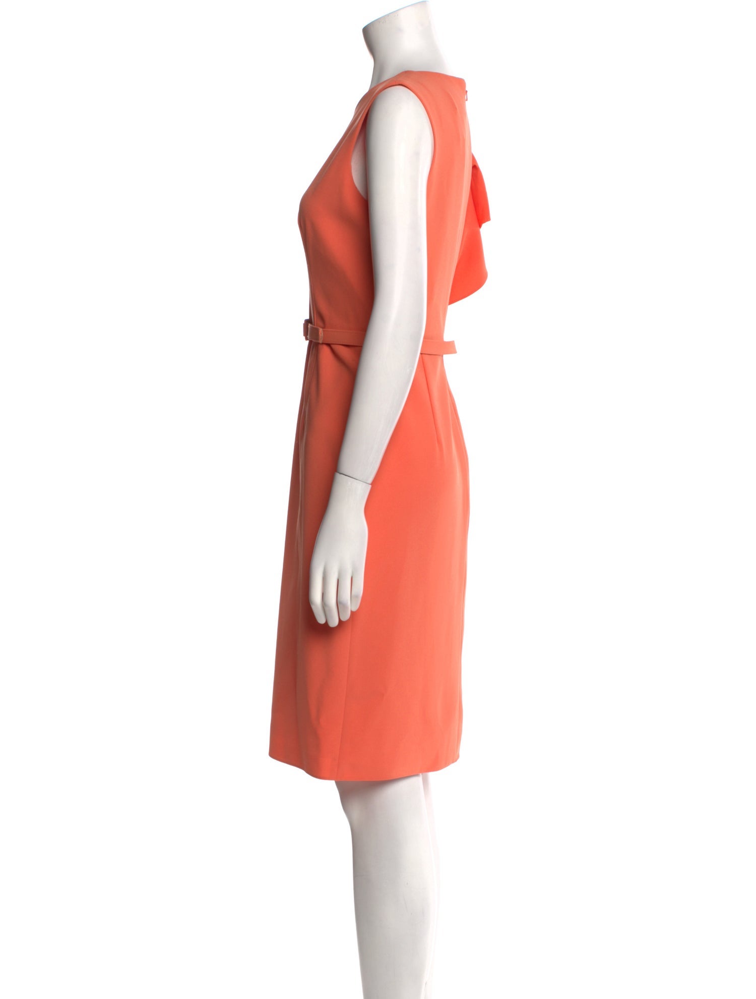 Mikael Aghal Crew Neck Knee-Length Dress