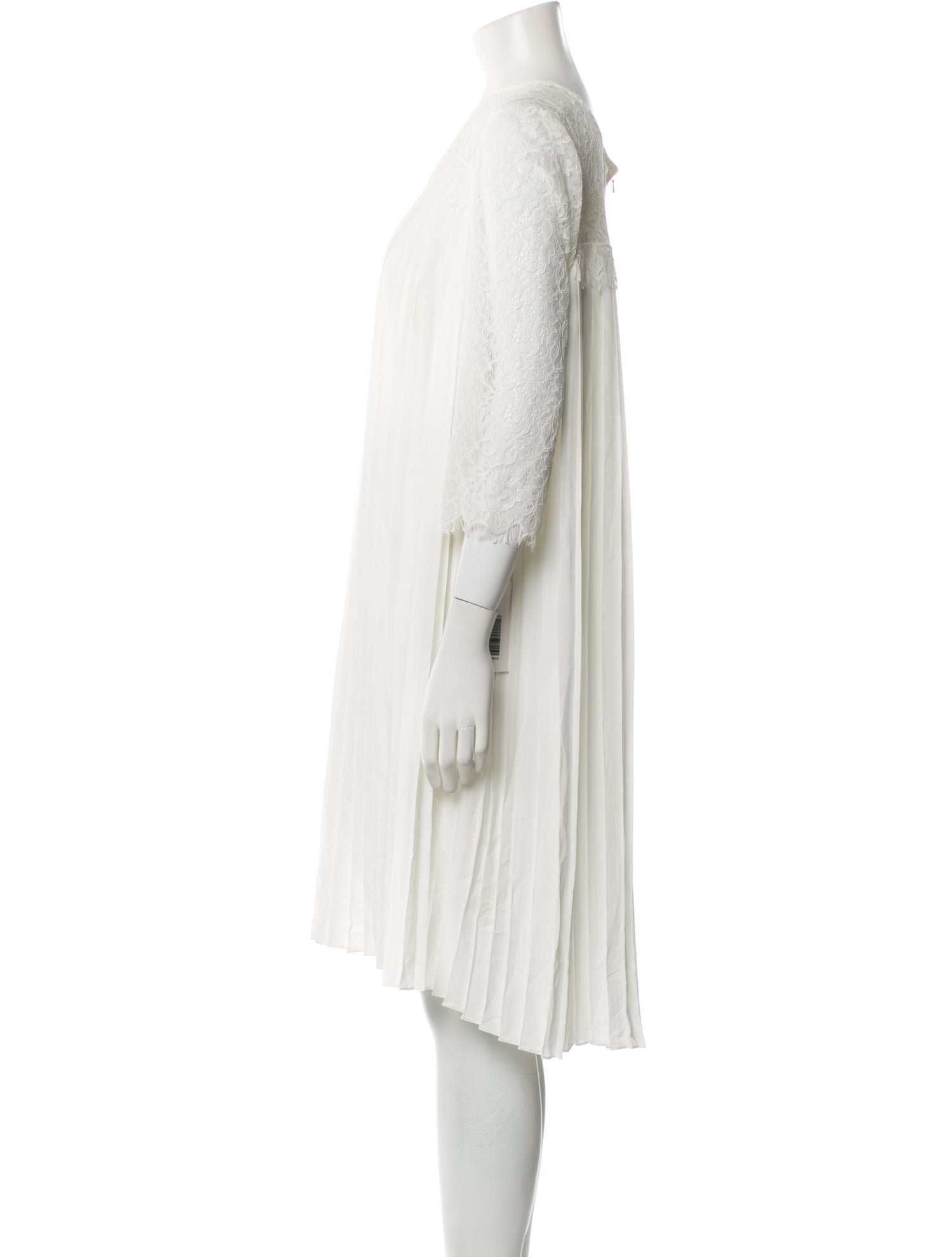 Mikael Aghal Crew Neck Knee-Length Dress