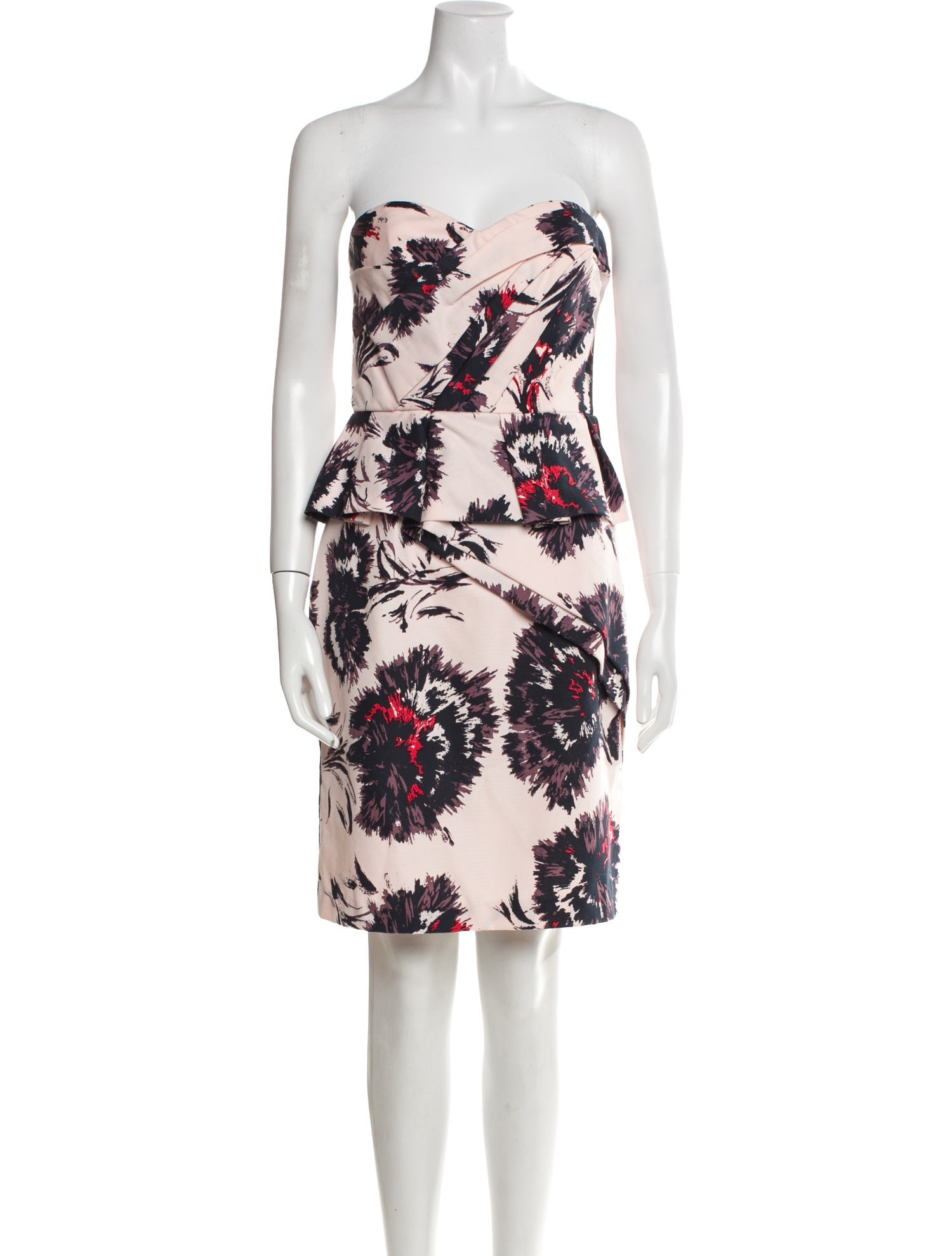 Mikael Aghal Printed Mini Dress