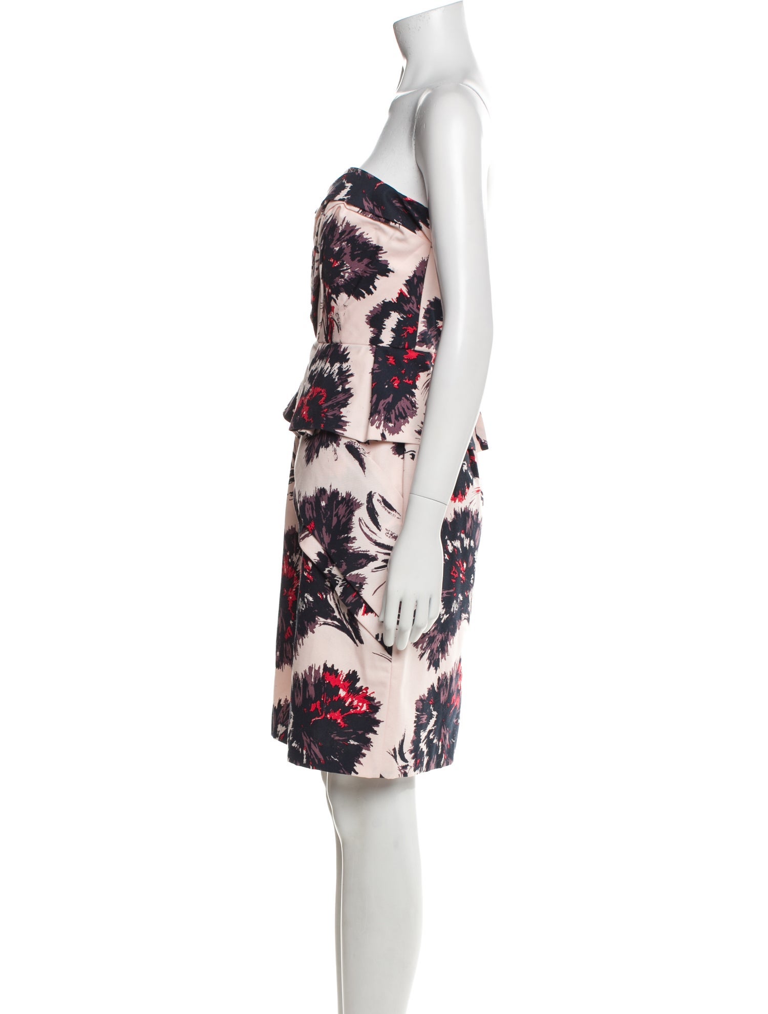 Mikael Aghal Printed Mini Dress