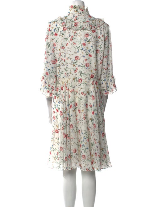 Mikael Aghal Floral Print Knee-Length Dress