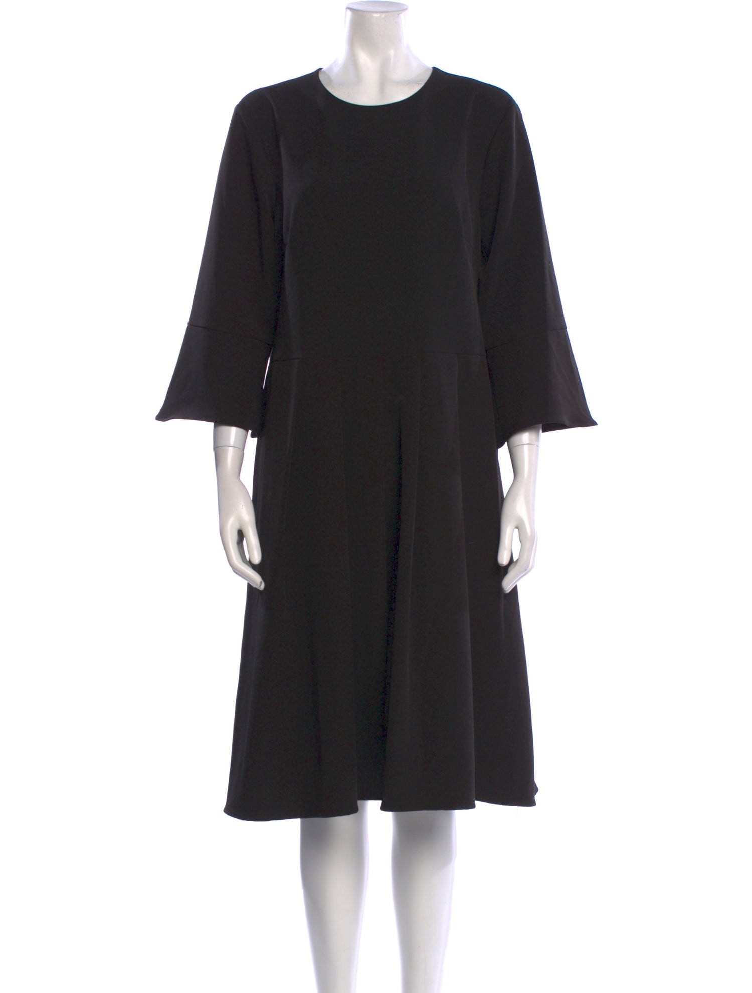 Mikael Aghal Crew Neck Knee-Length Dress