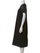 Mikael Aghal Crew Neck Midi Length Dress