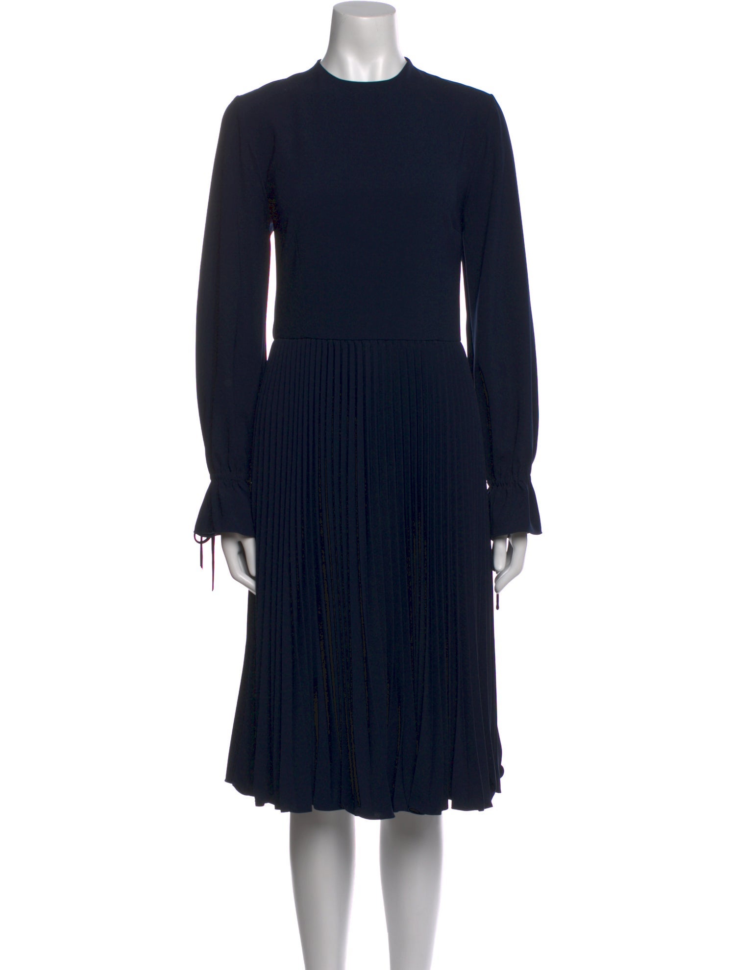 Mikael Aghal Crew Neck Long Dress