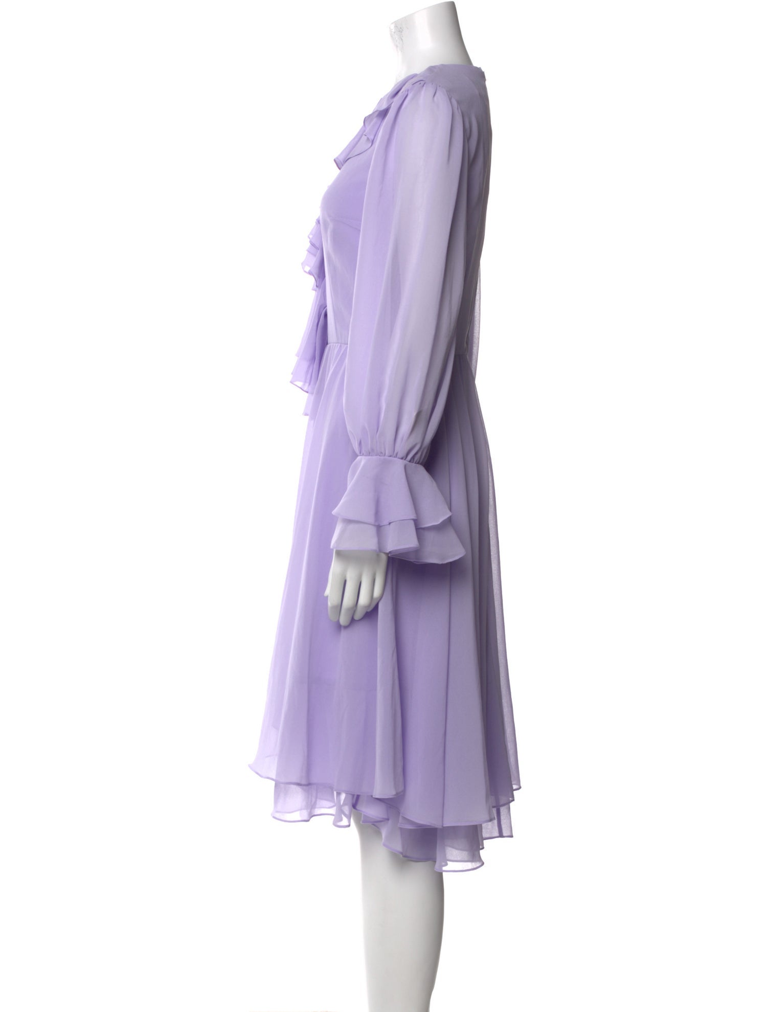 Mikael Aghal Crew Neck Long Dress w/ Tags