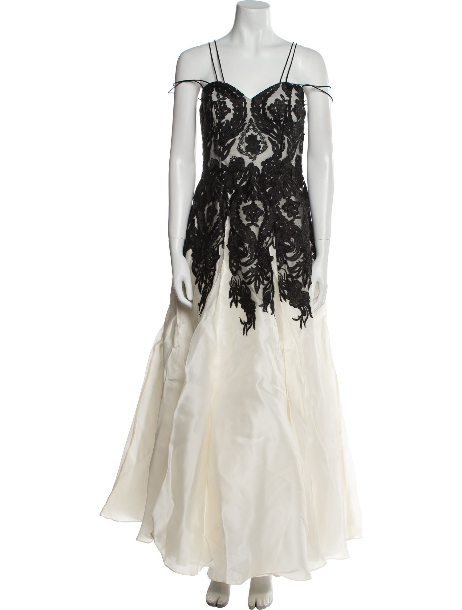 Mikael Aghal Silk Long Dress
