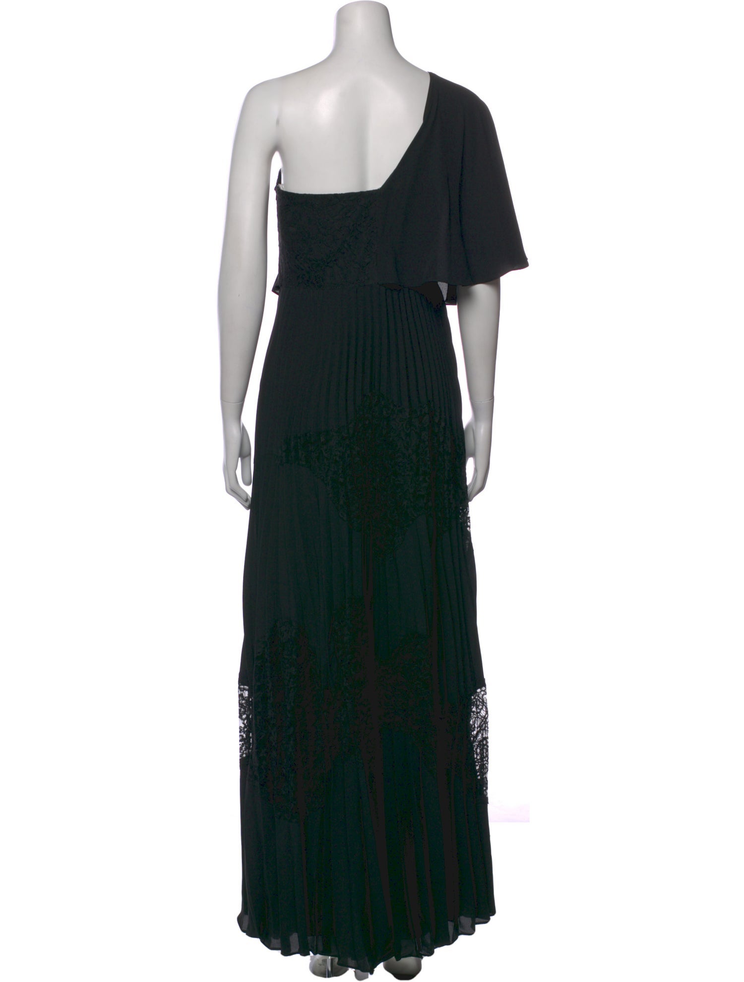 mikael aghal lace dress Mikael Aghal Lace Pattern Knee-Length Dress - Black Dresses, Clothing - WMIAG21867