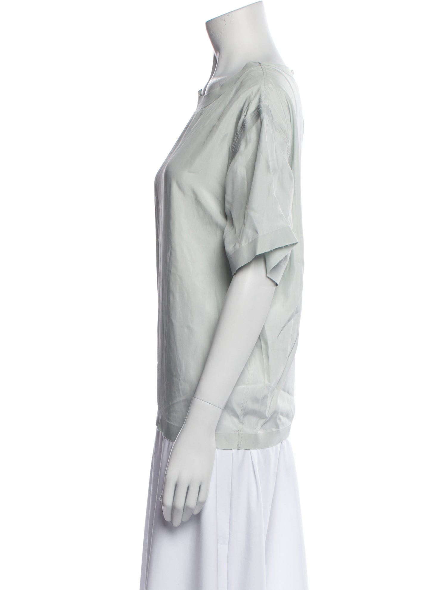 Malloni Bateau Neckline Short Sleeve T-Shirt w/ Tags