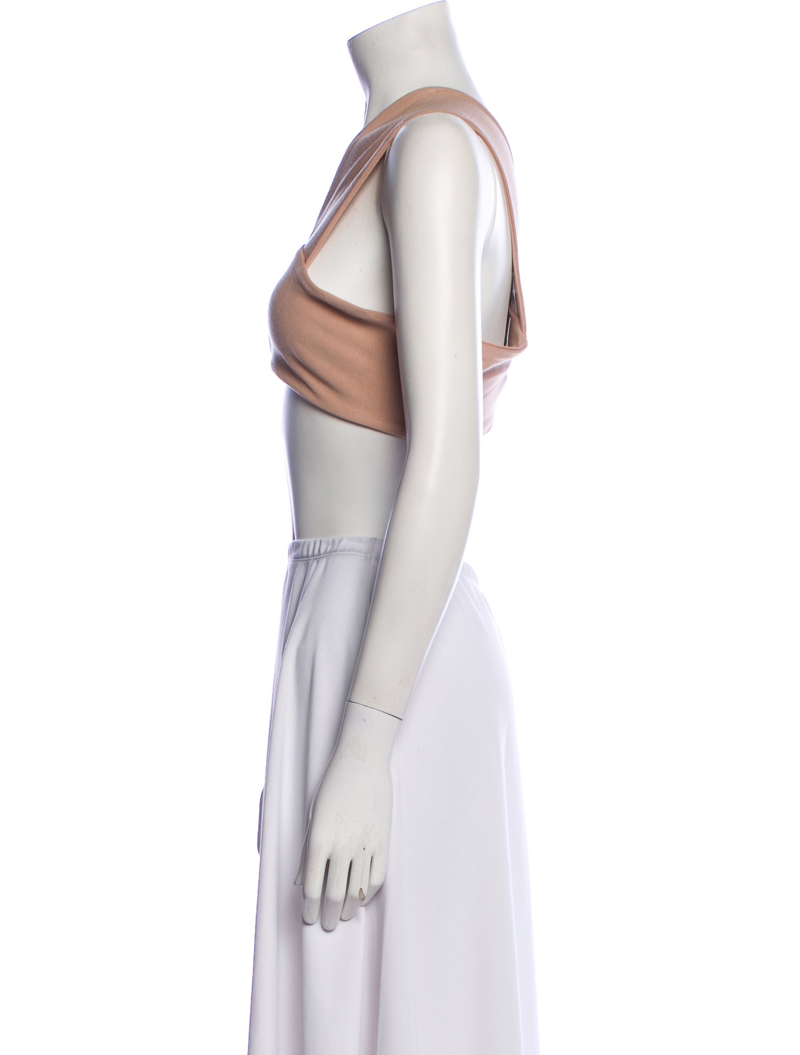 Miaou One-Shoulder Sleeveless Crop Top w/ Tags