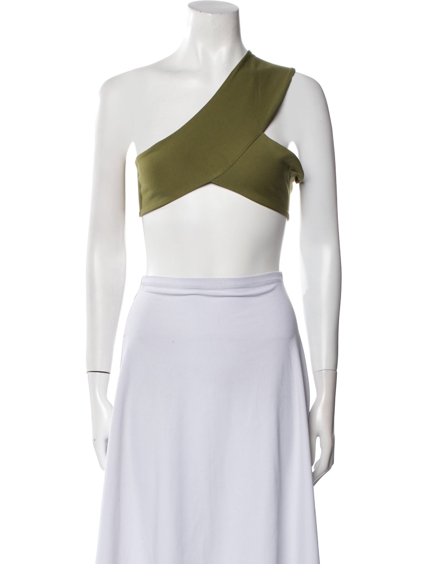 Miaou One-Shoulder Sleeveless Crop Top w/ Tags