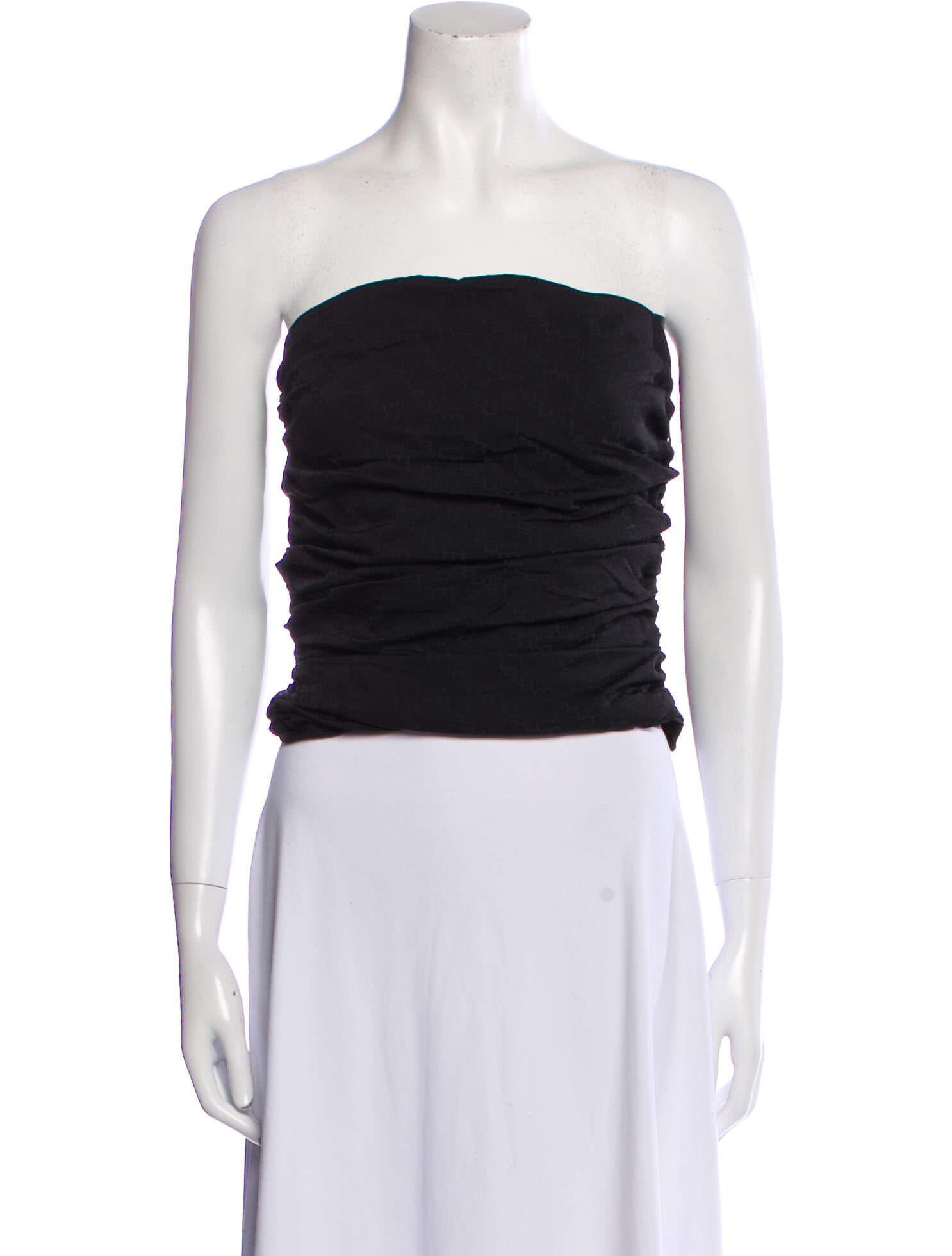 Miaou Strapless Crop Top