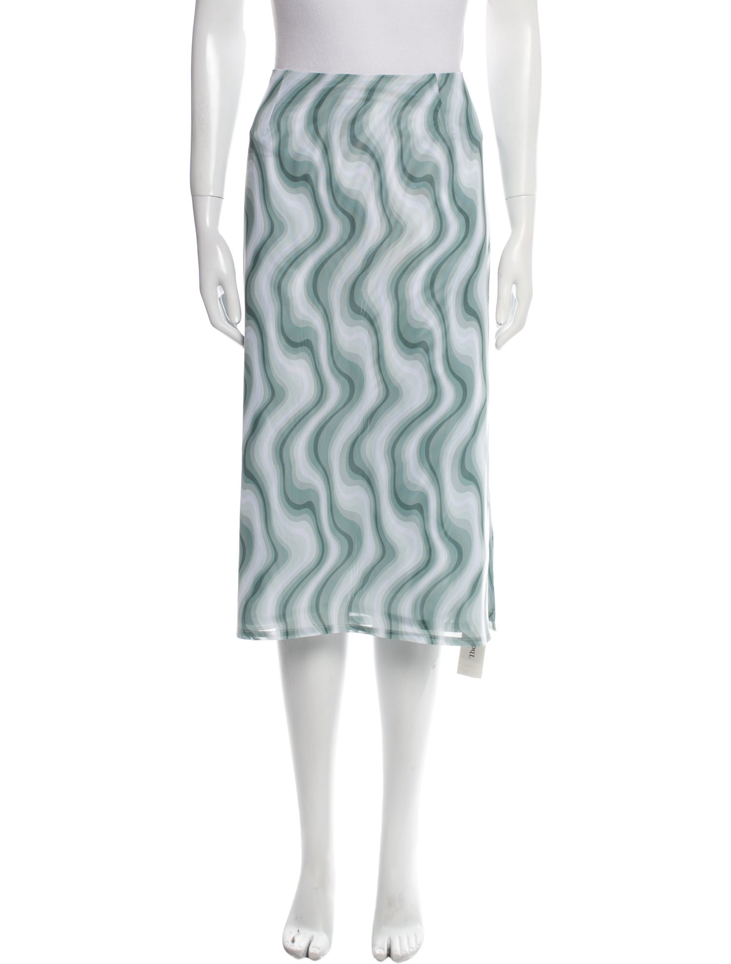 Miaou Striped Knee-Length Skirt w/ Tags
