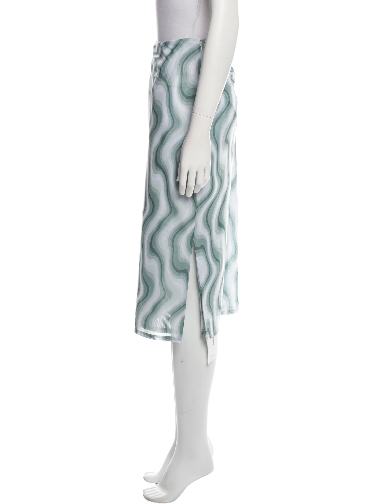 Miaou Striped Knee-Length Skirt w/ Tags