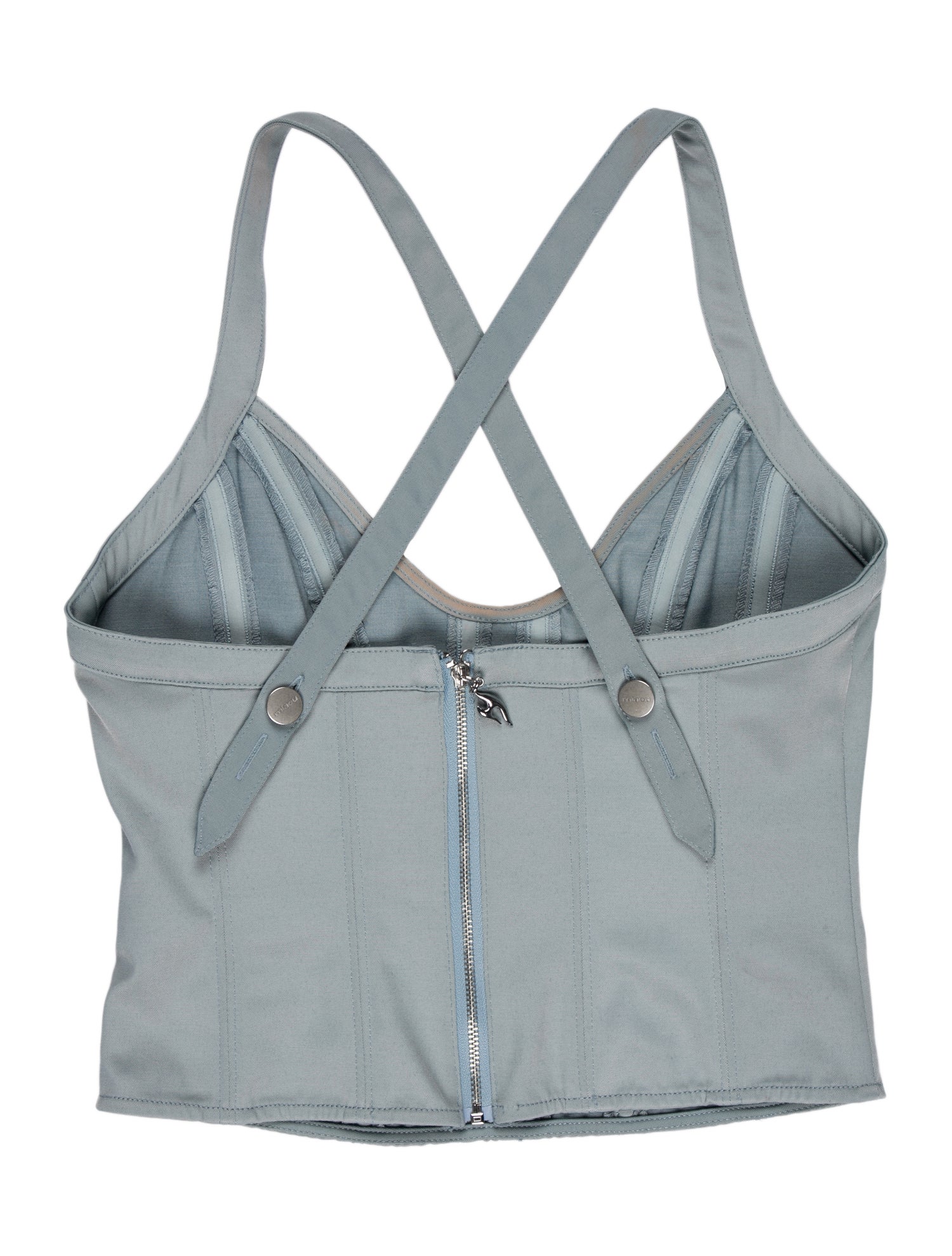 Miaou Scoop Neck Sleeveless Crop Top