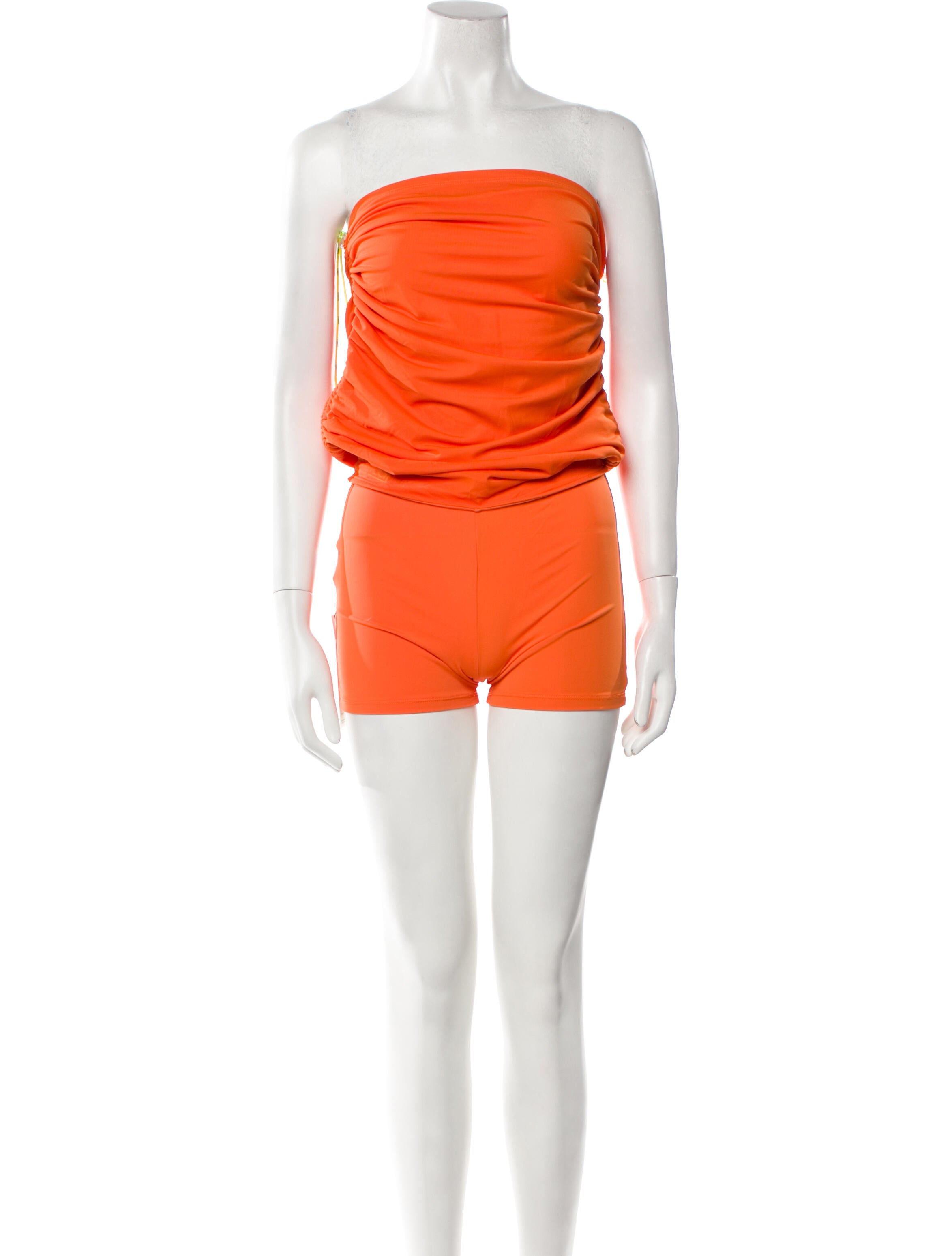 Miaou Nylon Strapless Romper