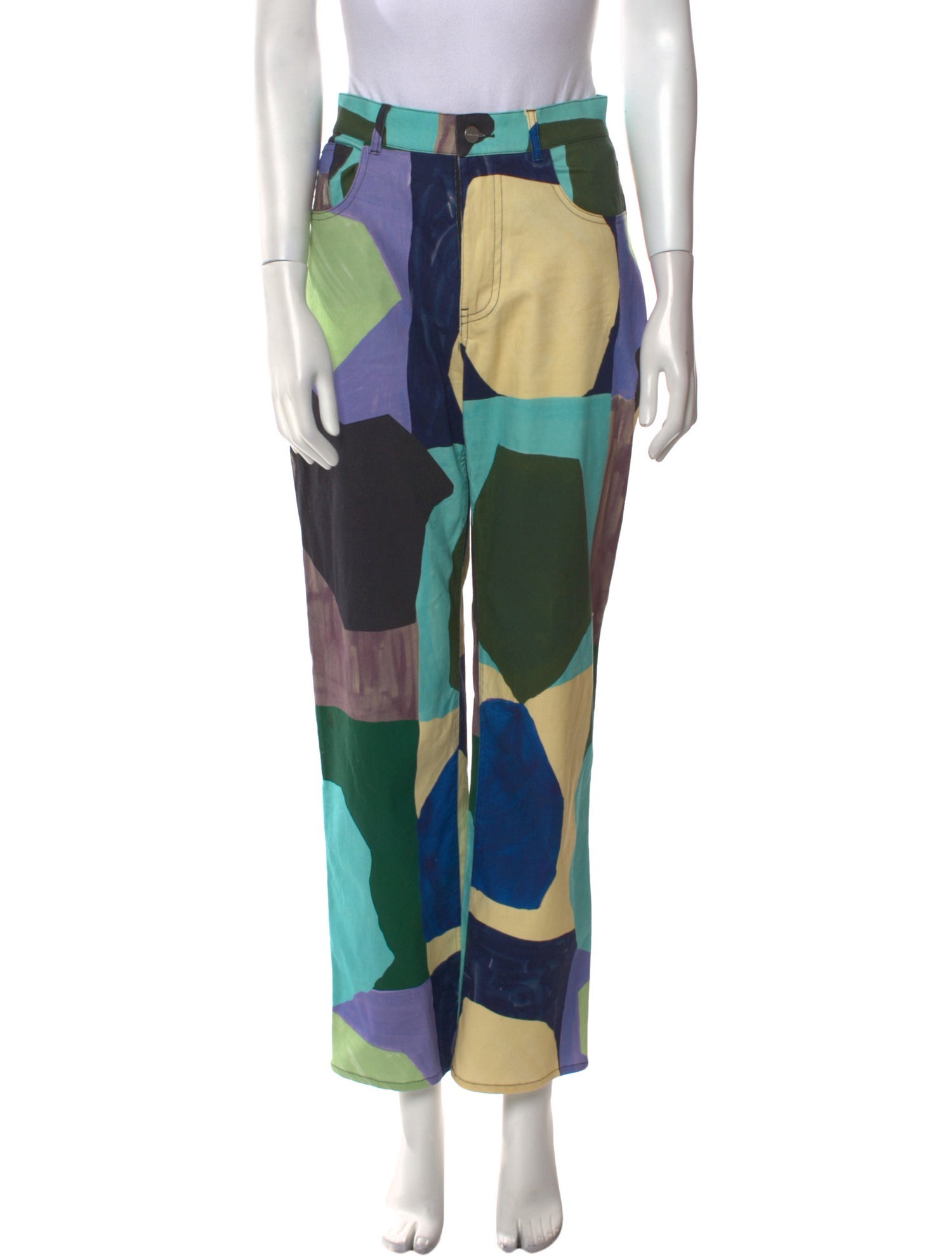 Miaou Printed Wide Leg Pants