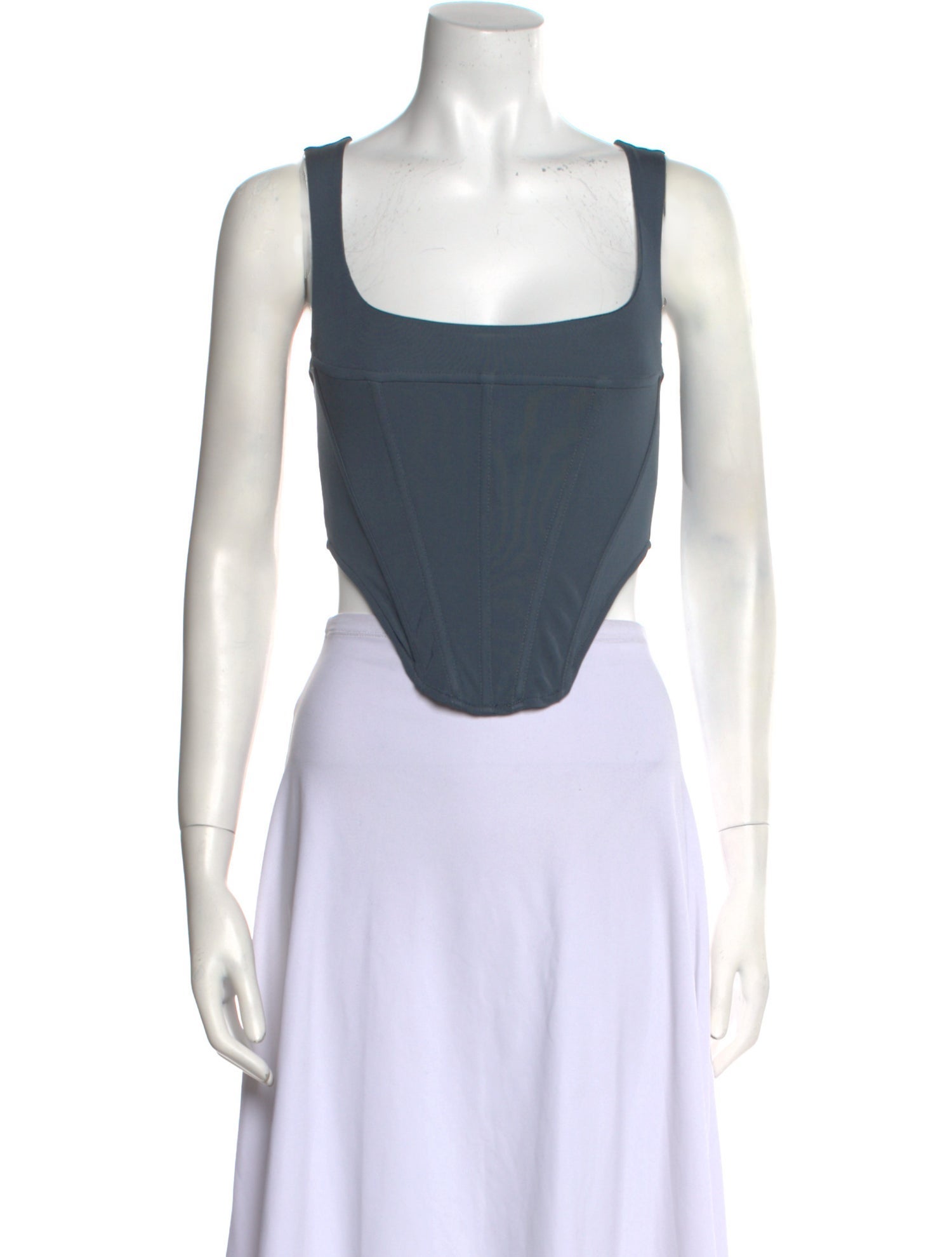 Miaou Square Neckline Sleeveless Crop Top w/ Tags