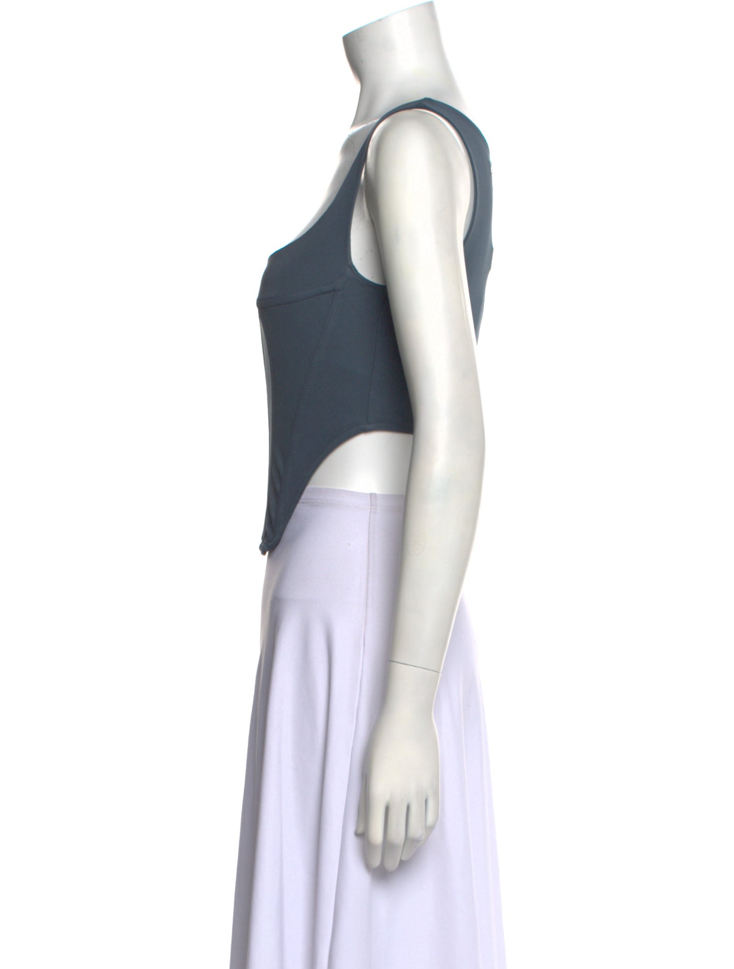 Miaou Square Neckline Sleeveless Crop Top w/ Tags