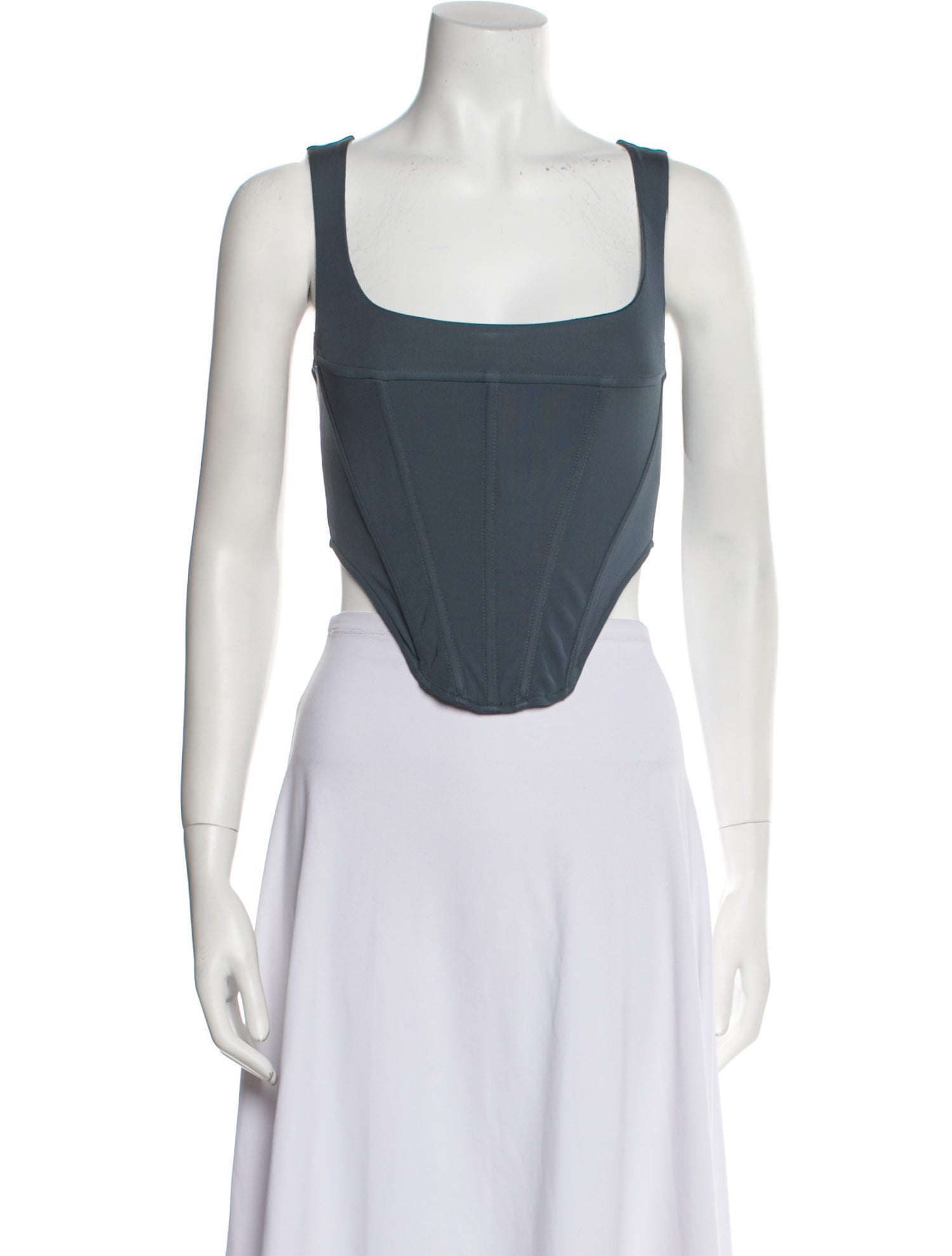 Miaou Square Neckline Sleeveless Crop Top w/ Tags