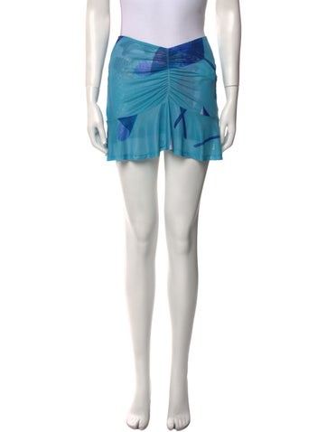 Miaou Skirts Ruffle Embellishment Mini Skirt XS