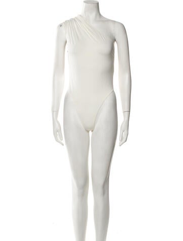 Miaou Tops One-Shoulder Sleeveless Bodysuit M