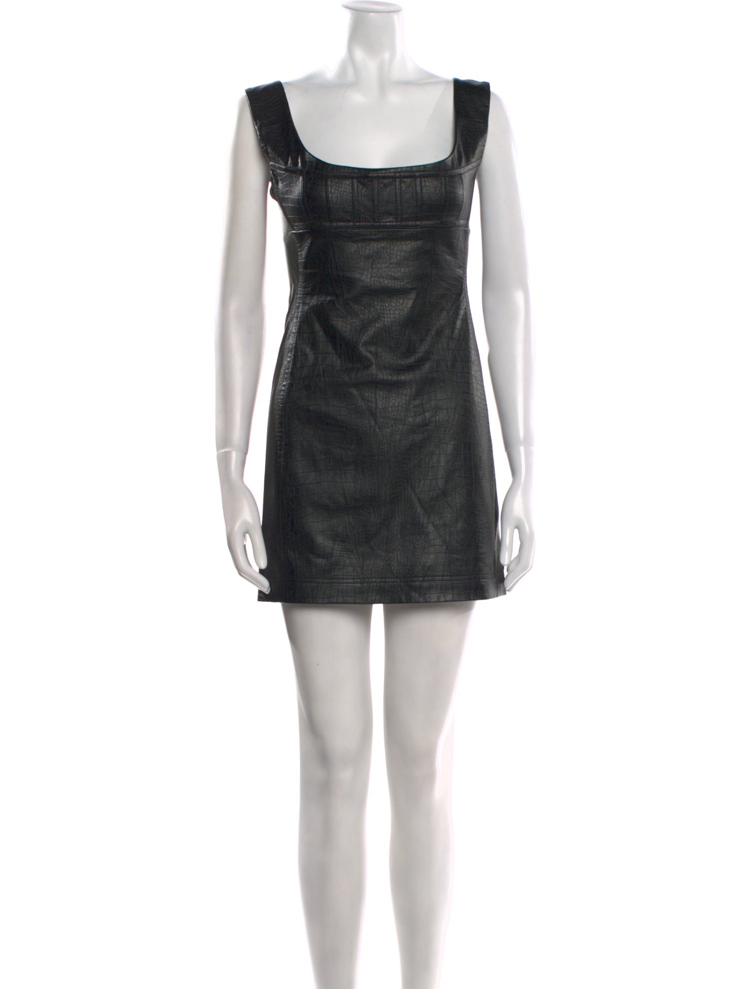 Miaou Square Neckline Mini Dress