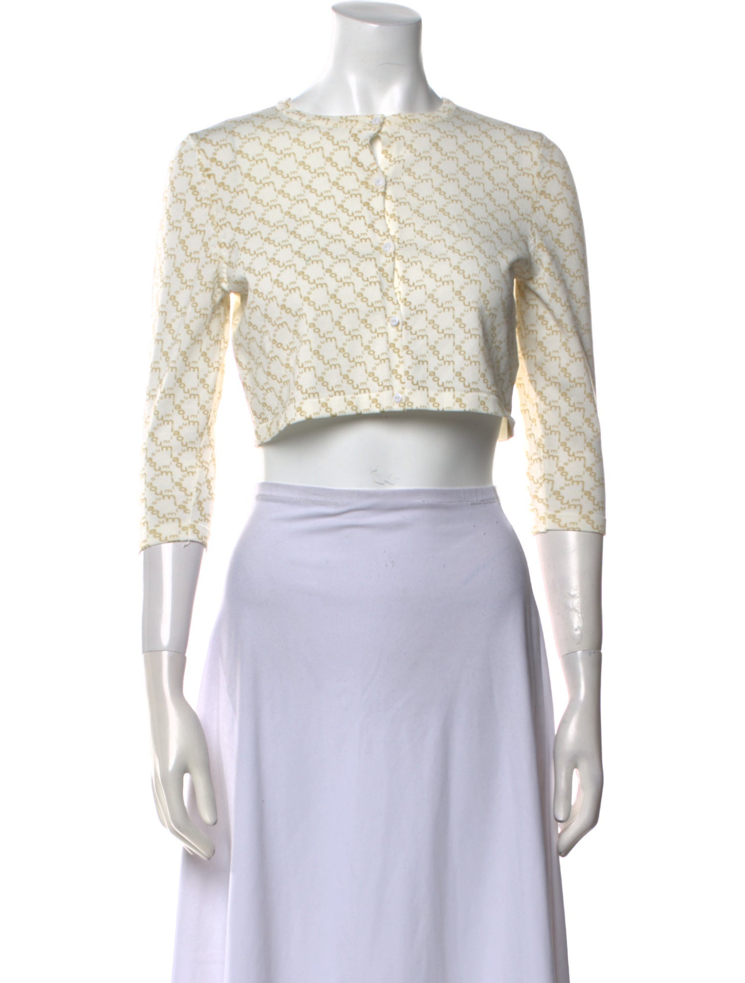 Miaou Printed Crew Neck Sweater