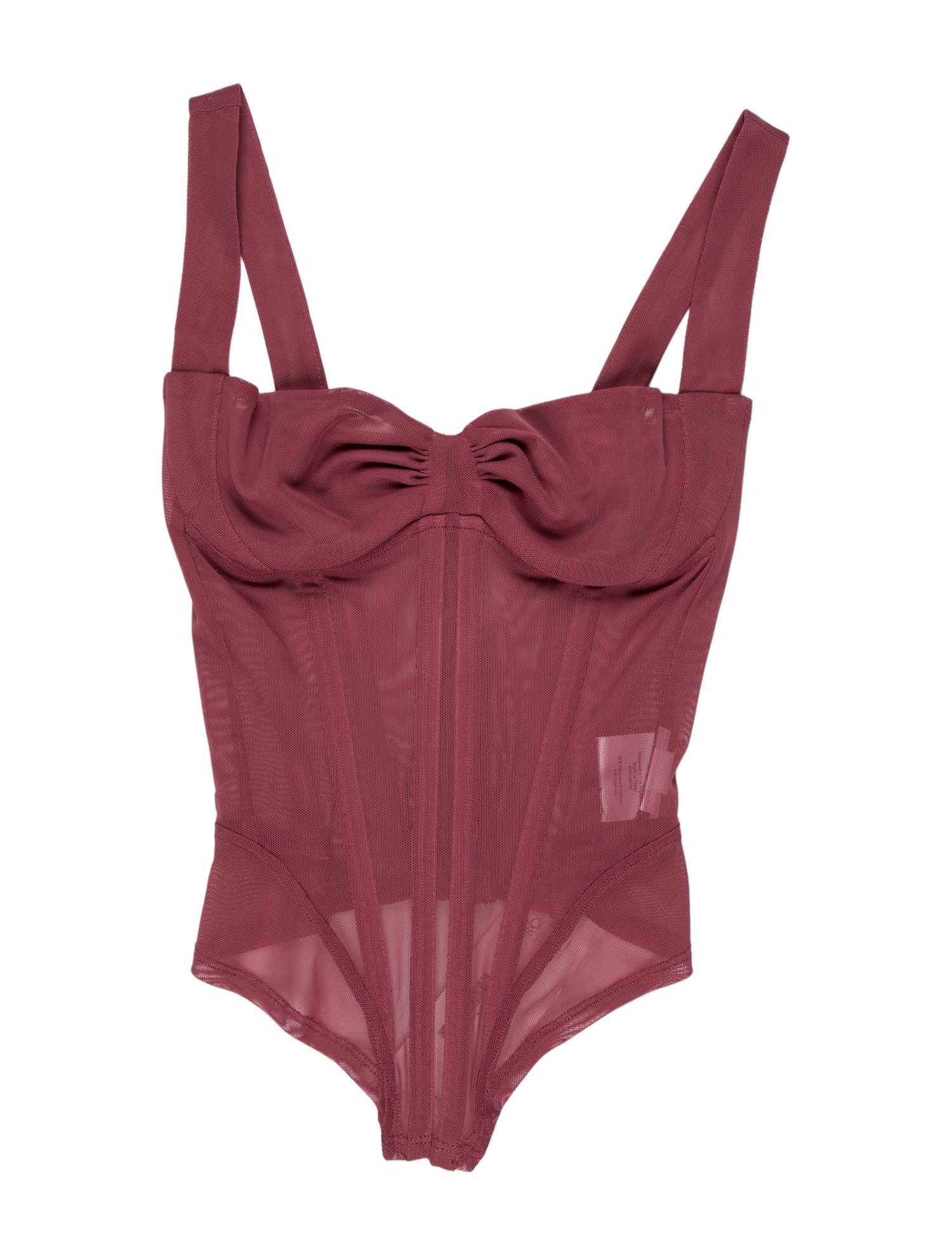 Miaou Square Neckline Sleeveless Crop Top