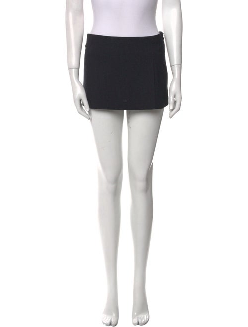 Miaou Pleated Accents Mini Skirt