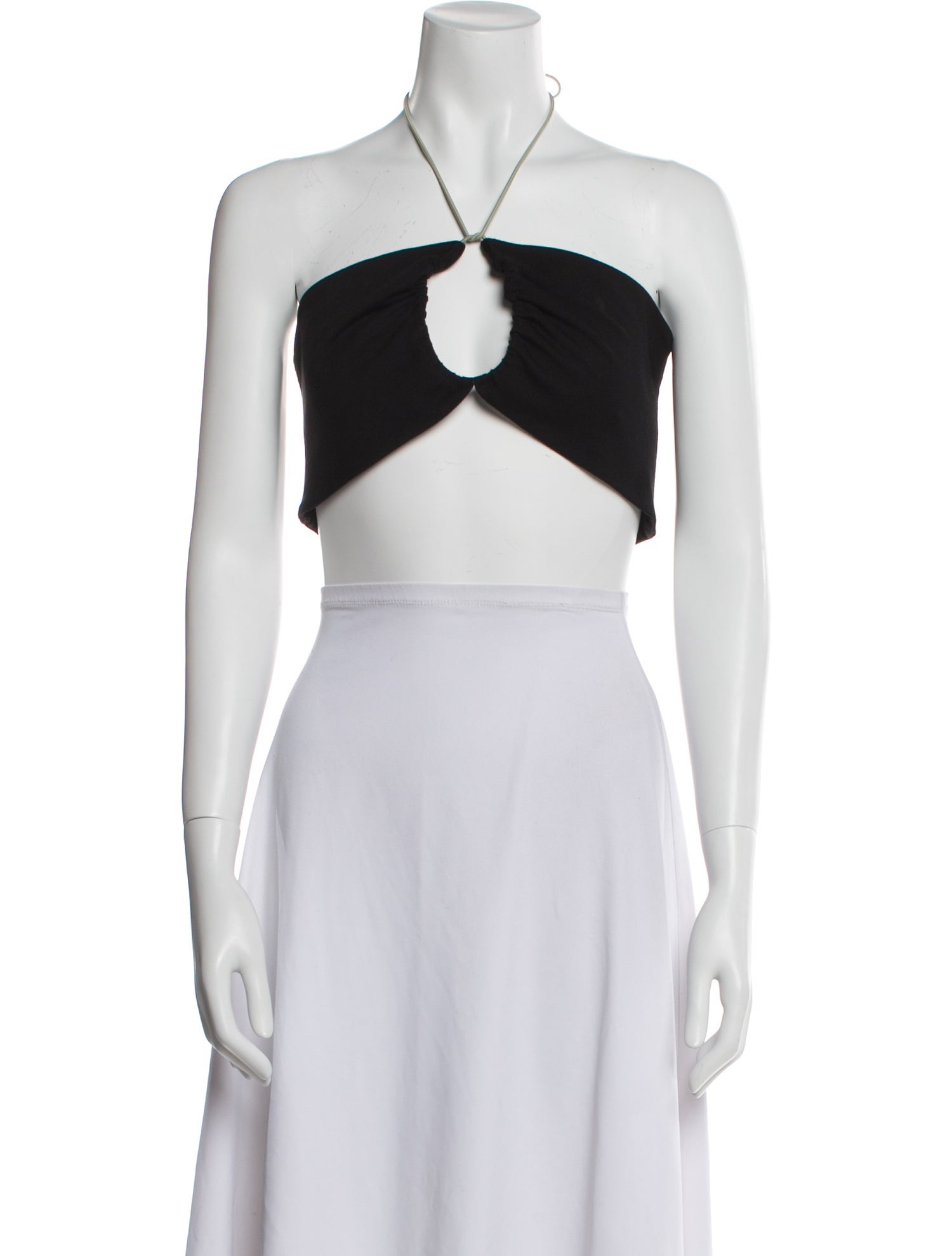 Miaou Strapless Crop Top