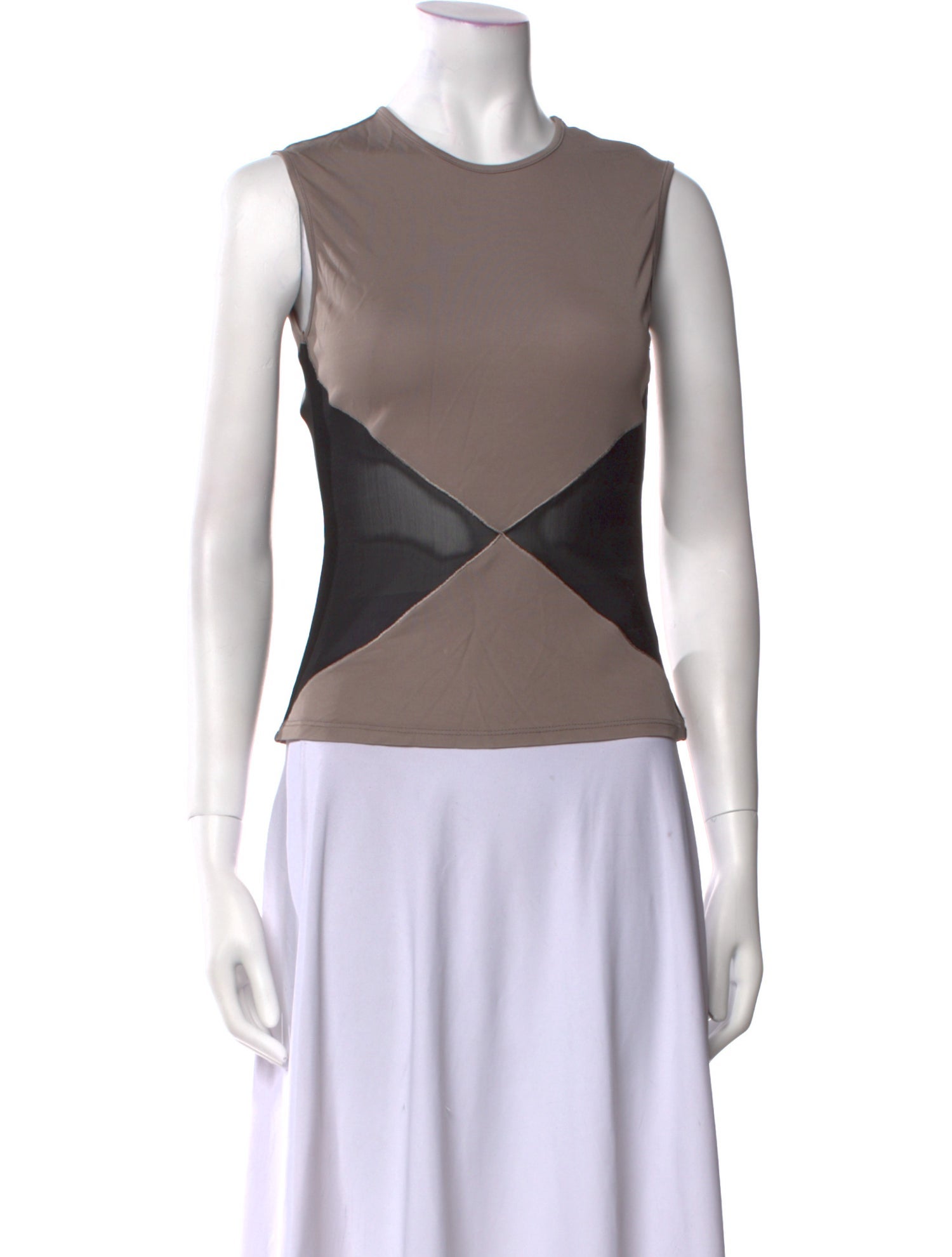 Miaou Crew Neck Sleeveless Top