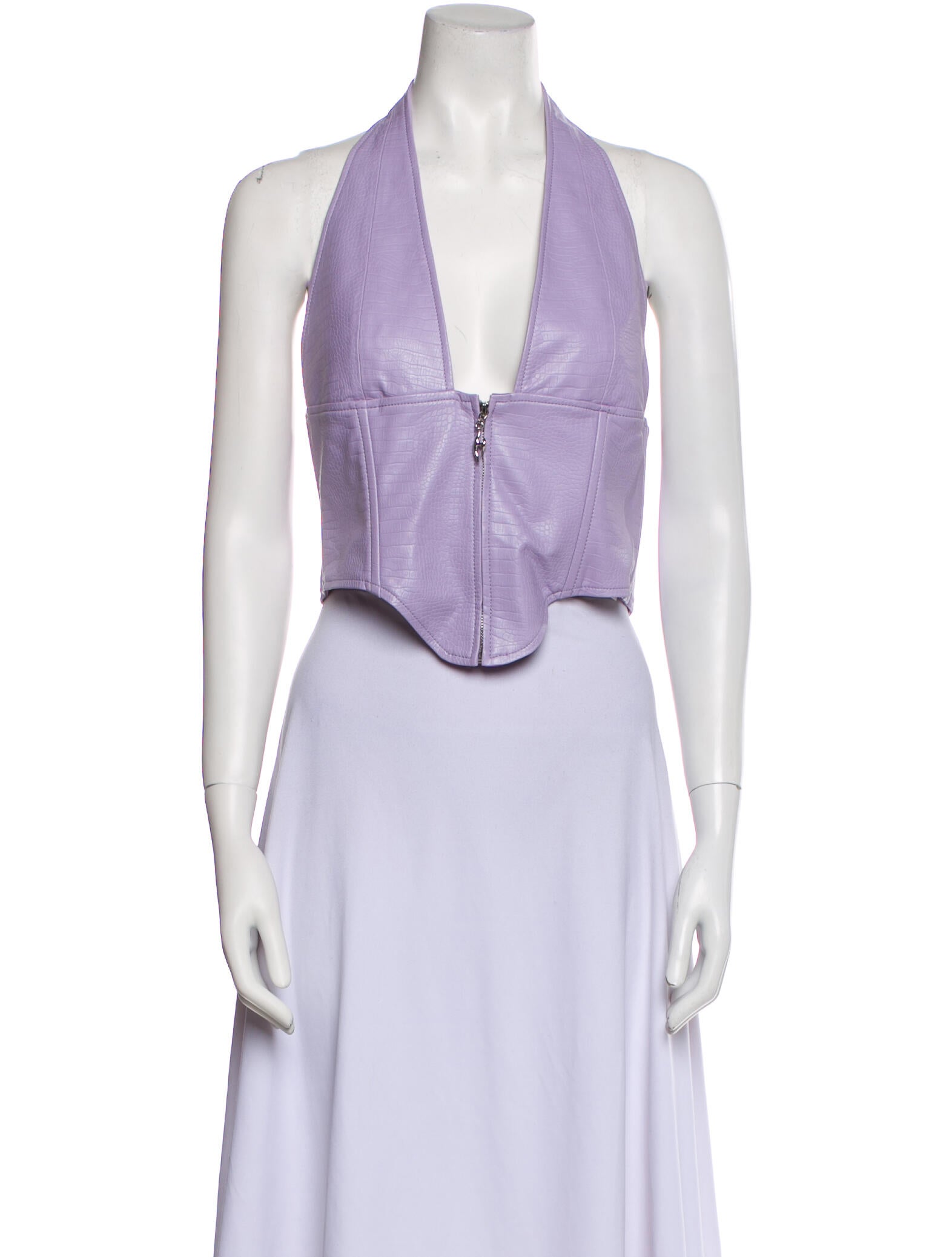 Miaou Halterneck Sleeveless Crop Top w/ Tags