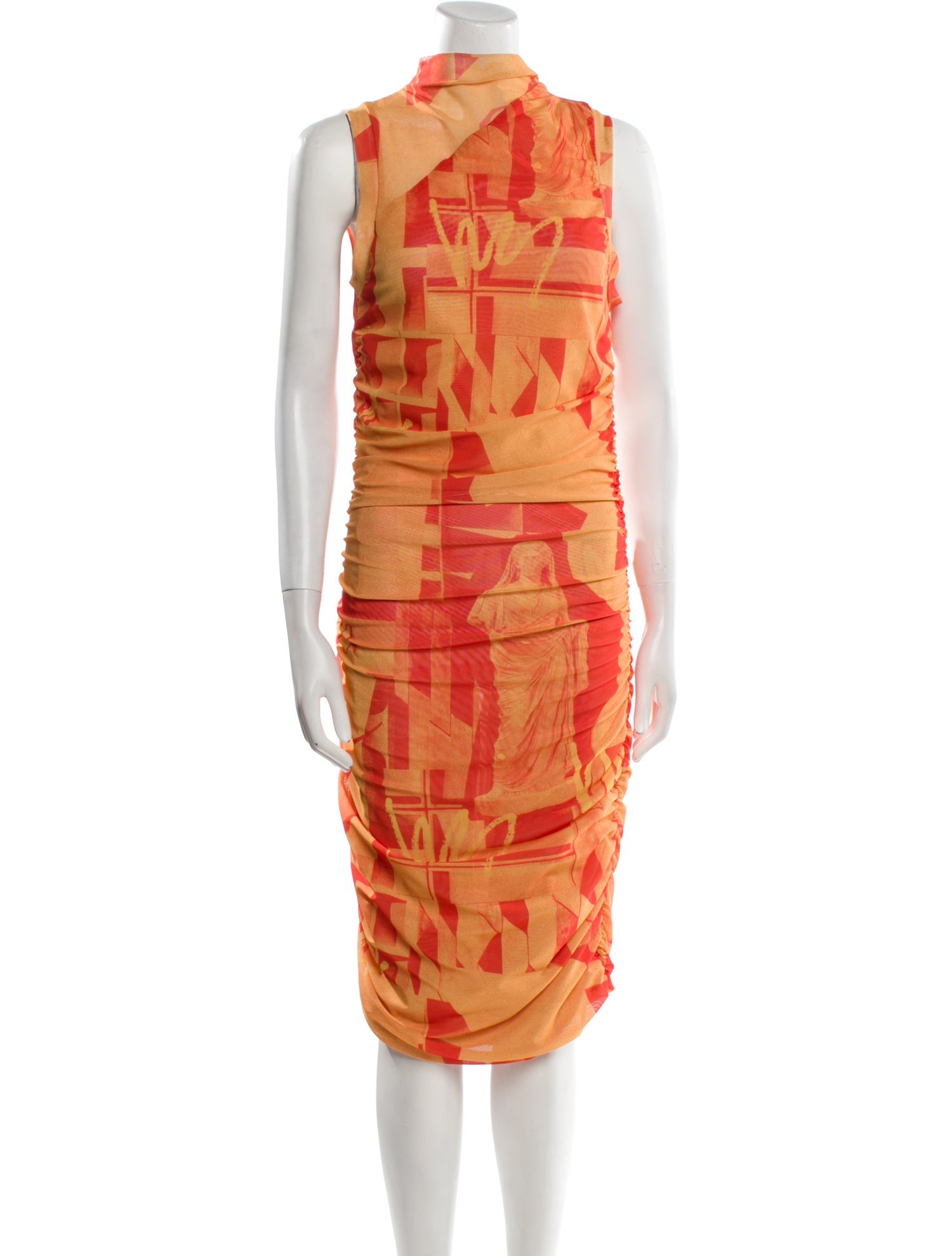Miaou Printed Midi Length Dress