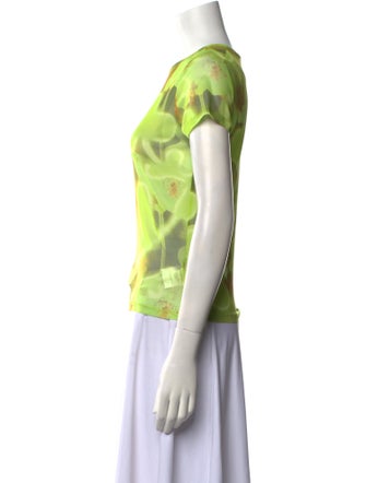 Miaou Printed Crew Neck T-Shirt