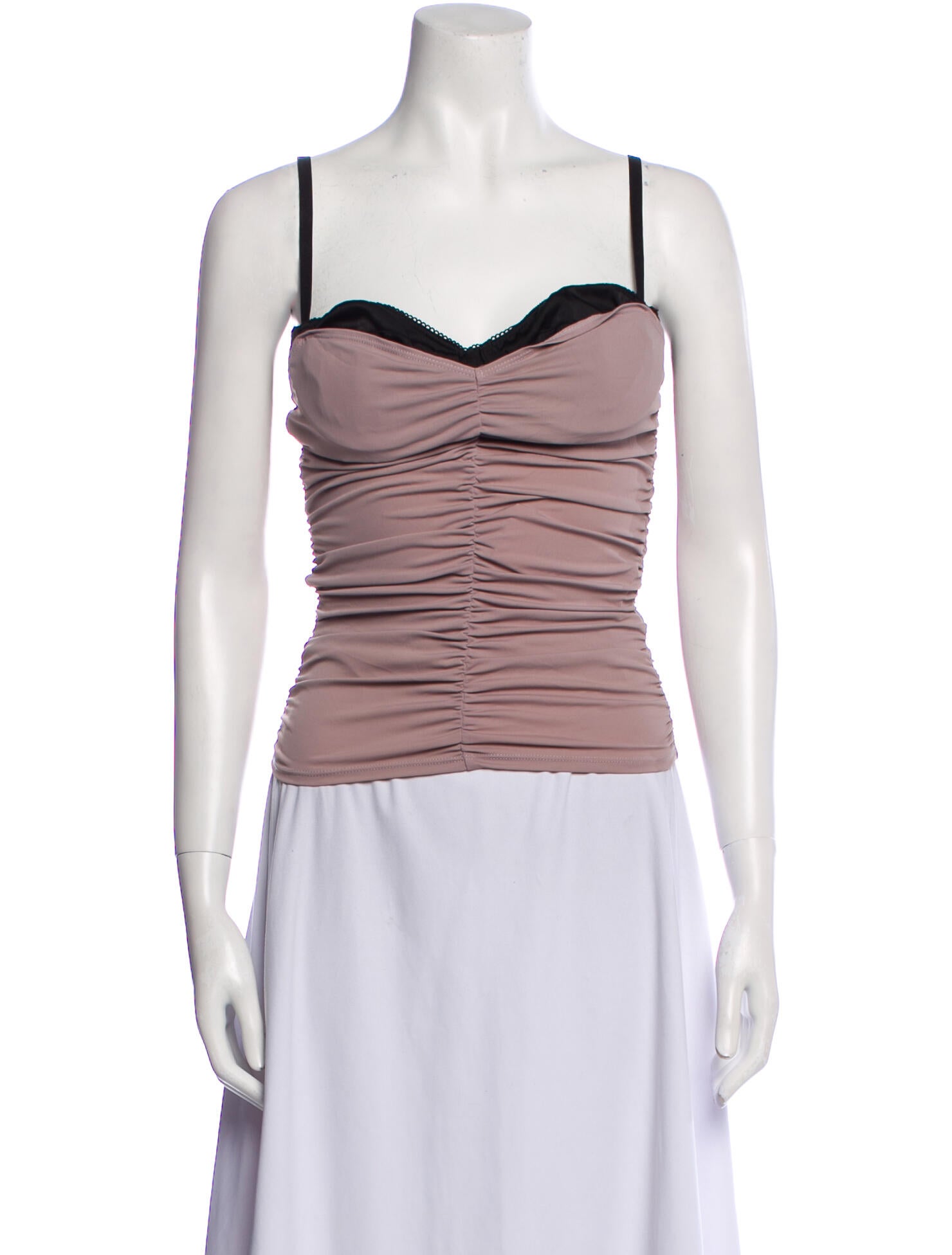 Miaou V-Neck Sleeveless Crop Top