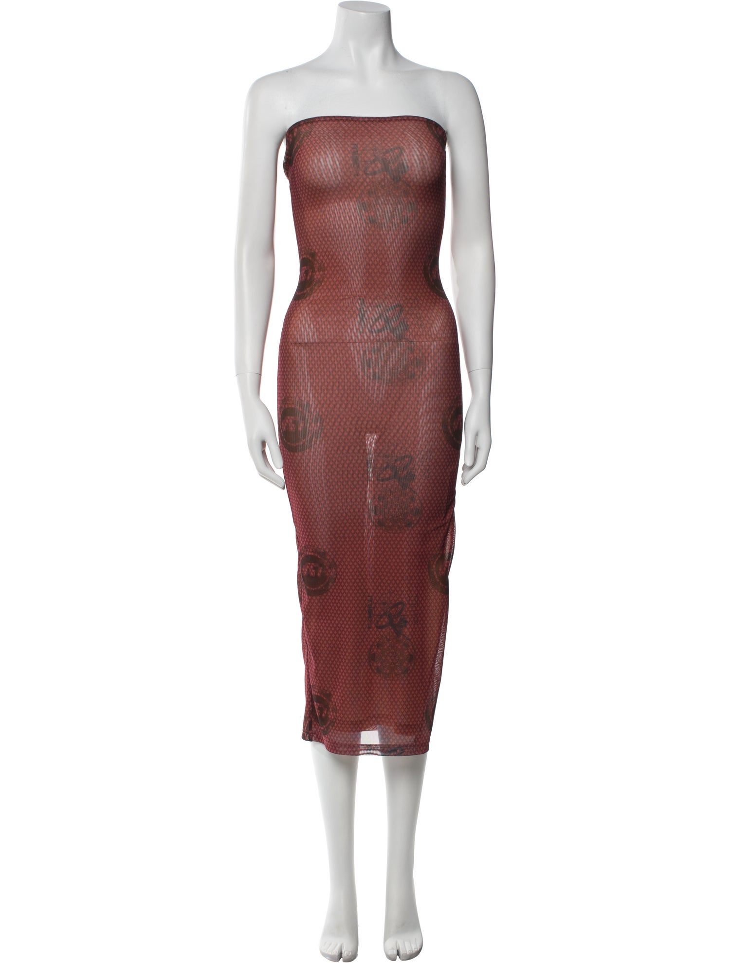 Miaou Printed Midi Length Dress