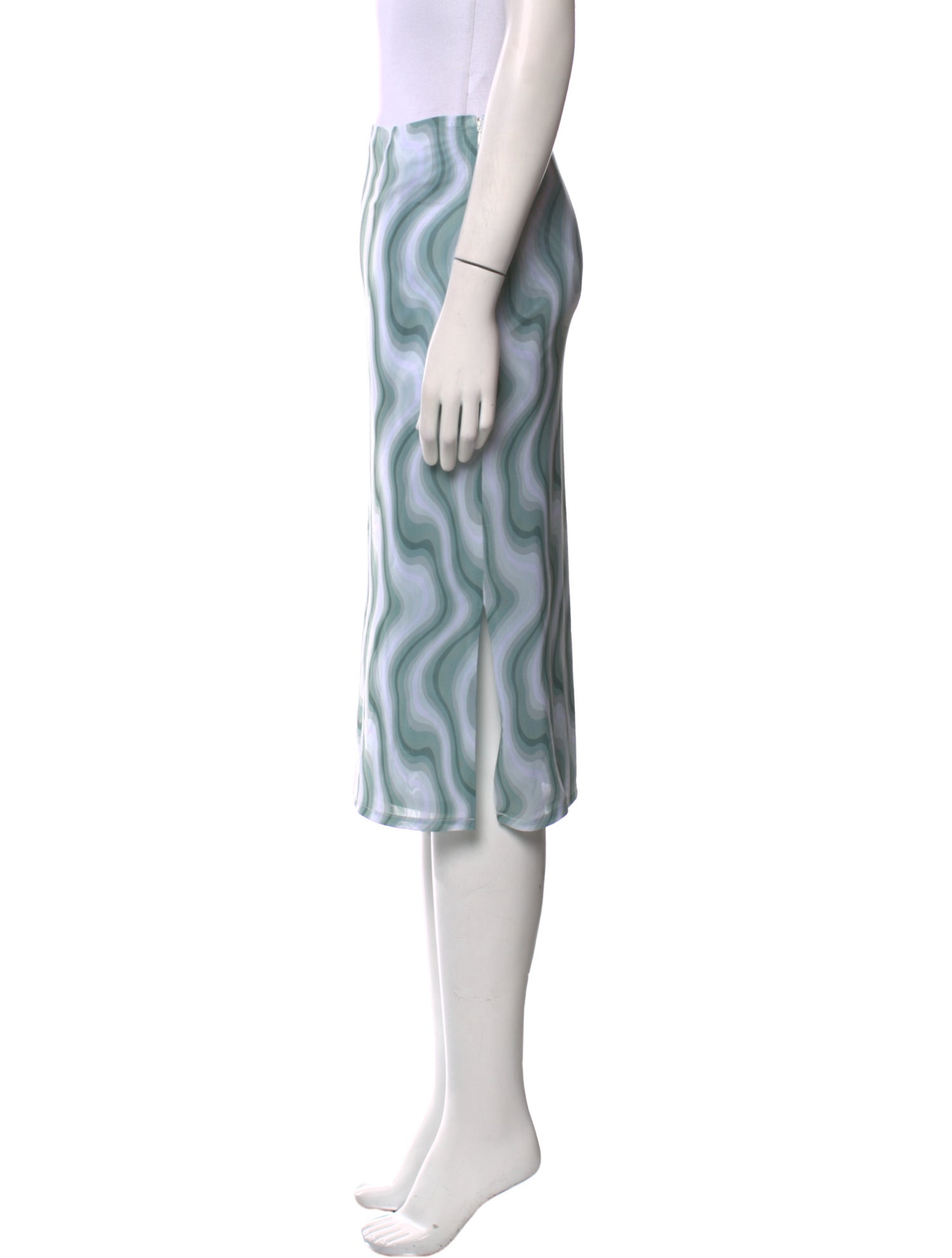 Miaou Printed Knee-Length Skirt