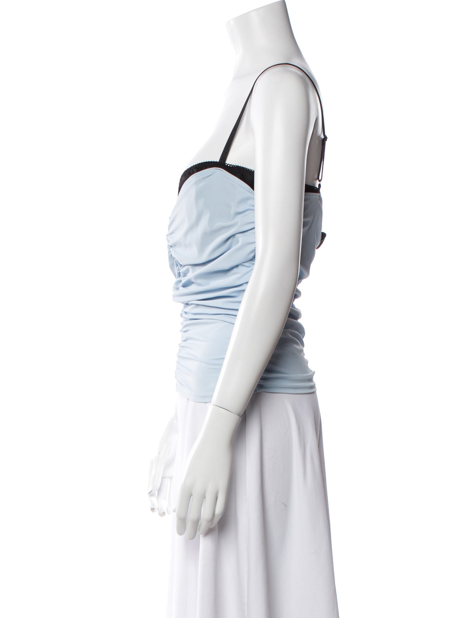 Miaou Colorblock Pattern V-Neck Top w/ Tags