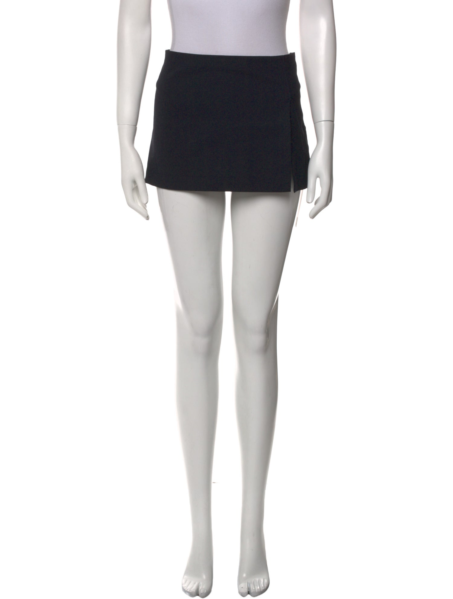 Miaou Pleated Accents Mini Skirt