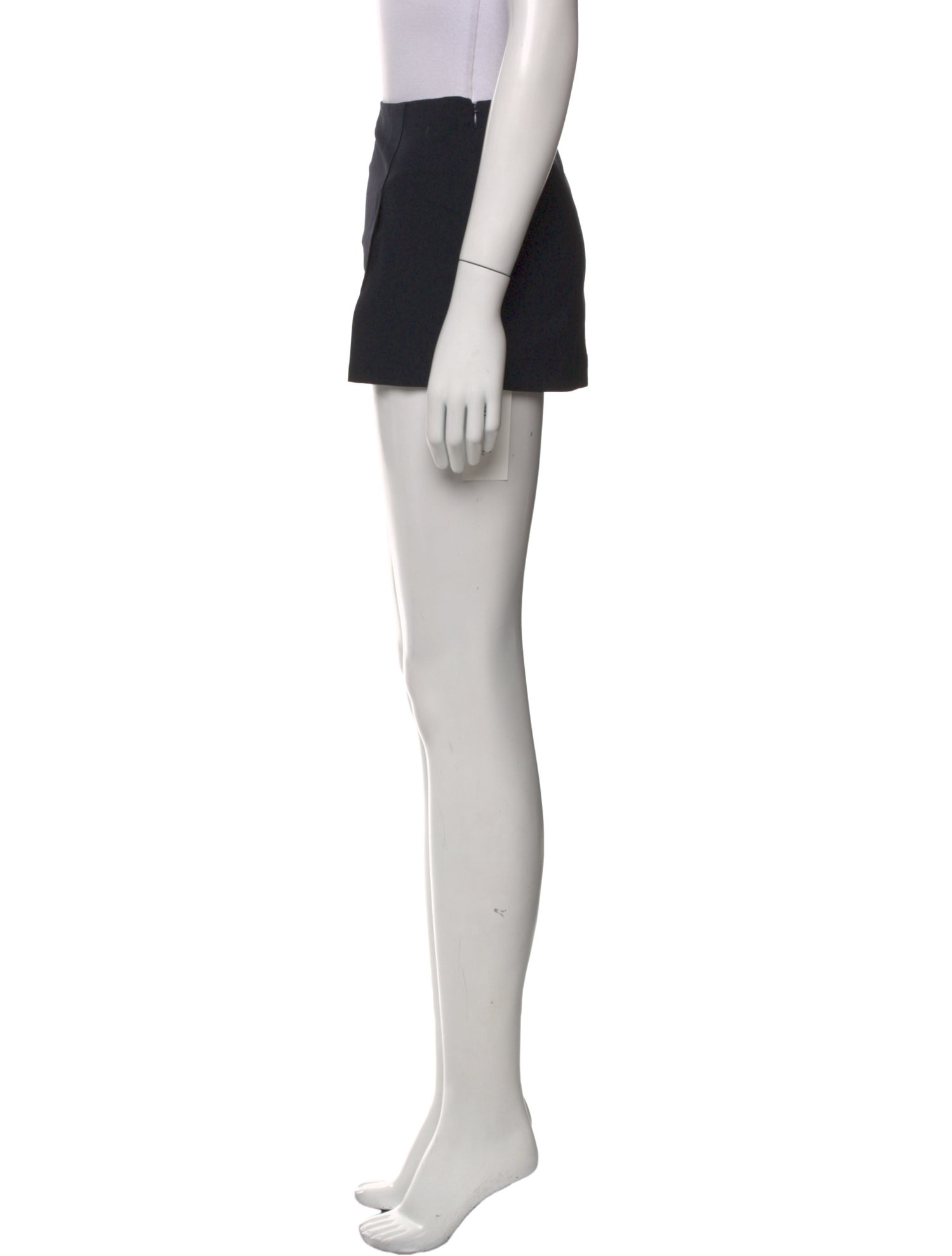 Miaou Pleated Accents Mini Skirt