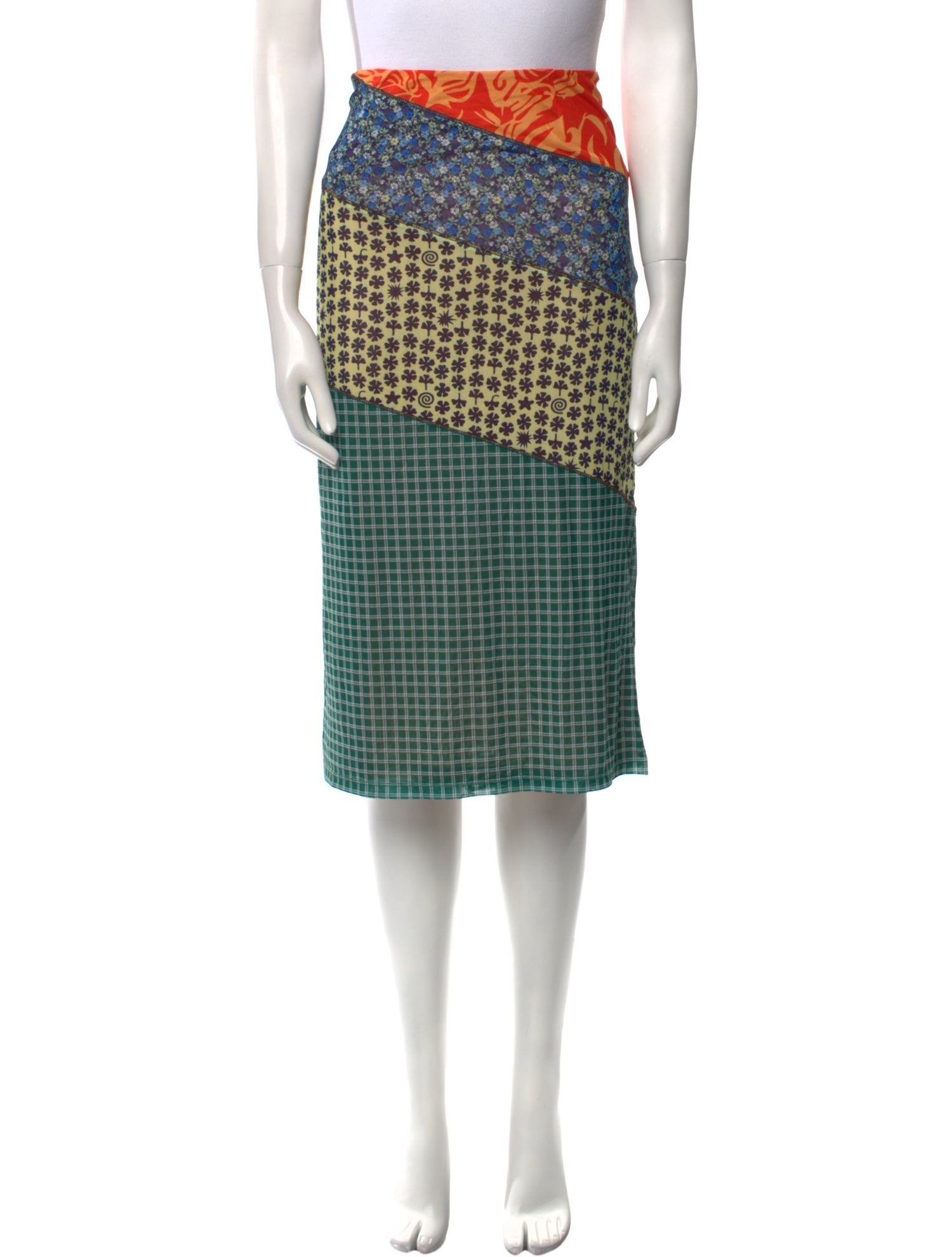 Miaou Printed Knee-Length Skirt w/ Tags