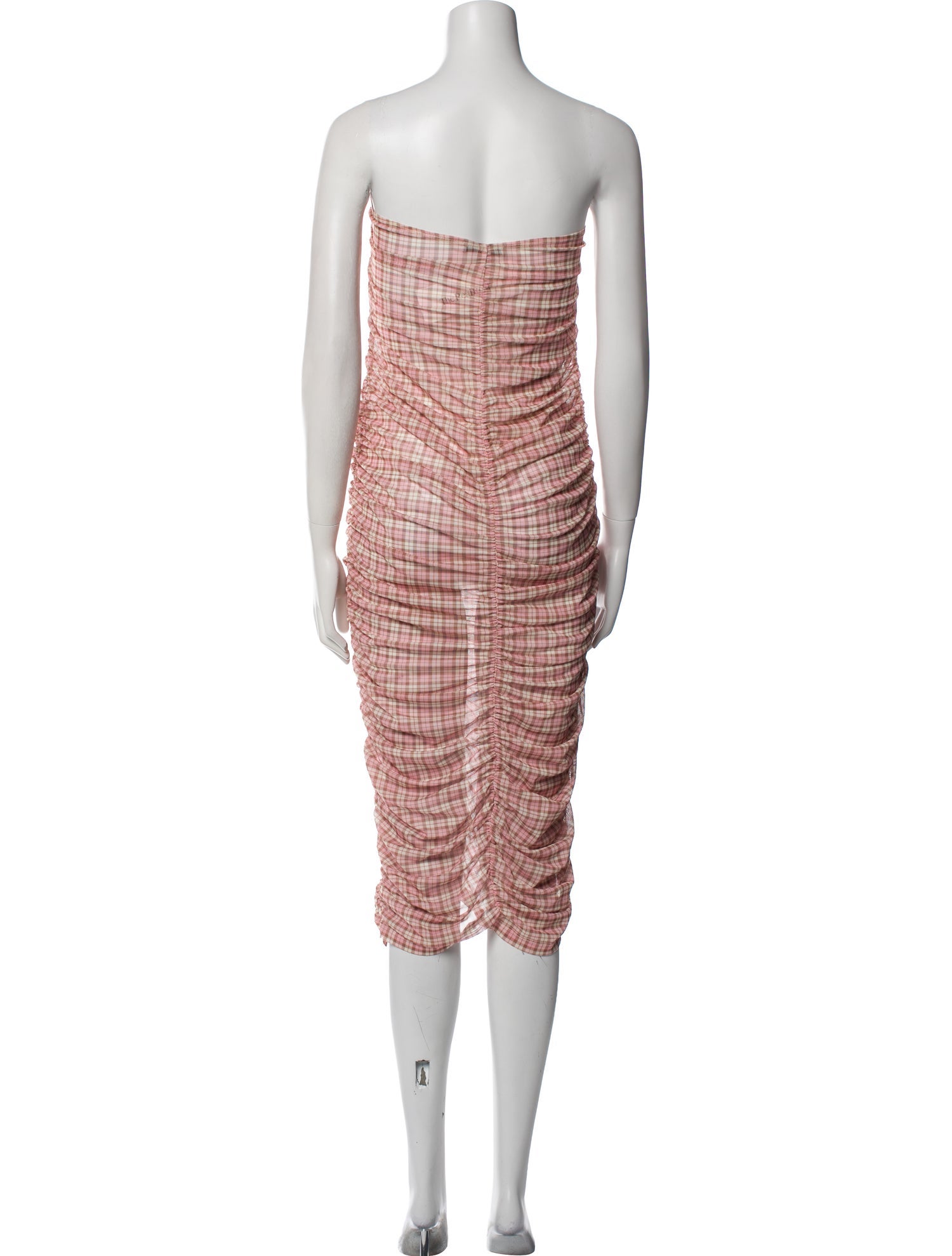 Miaou Strapless Knee-Length Dress