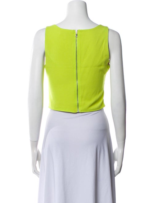 Miaou Square Neckline Sleeveless Crop Top