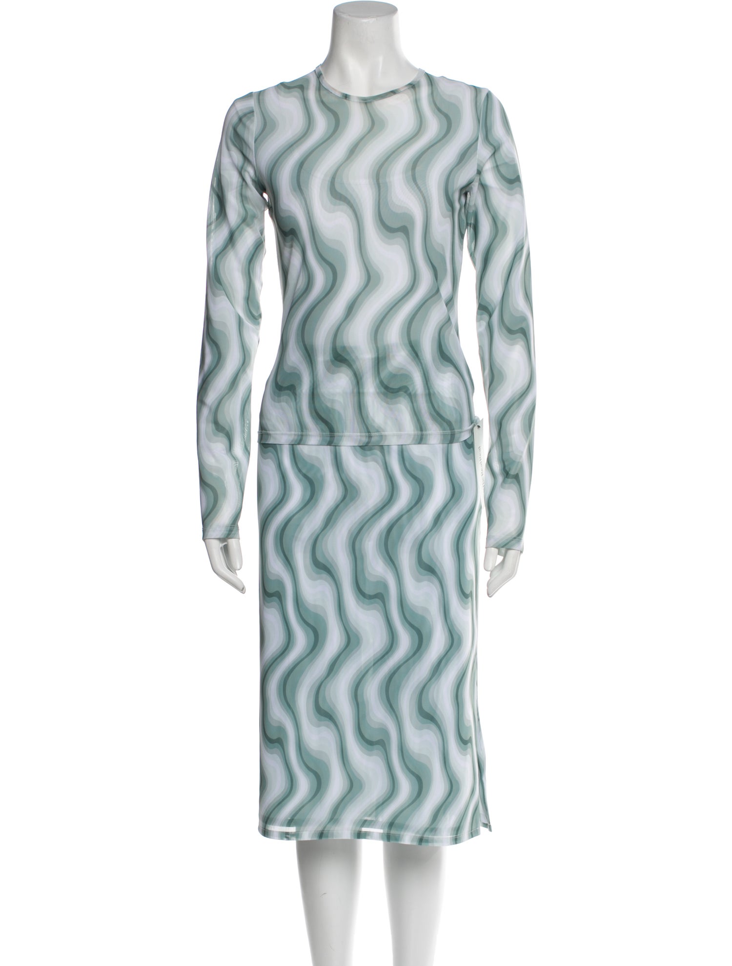 Miaou Striped Skirt Set