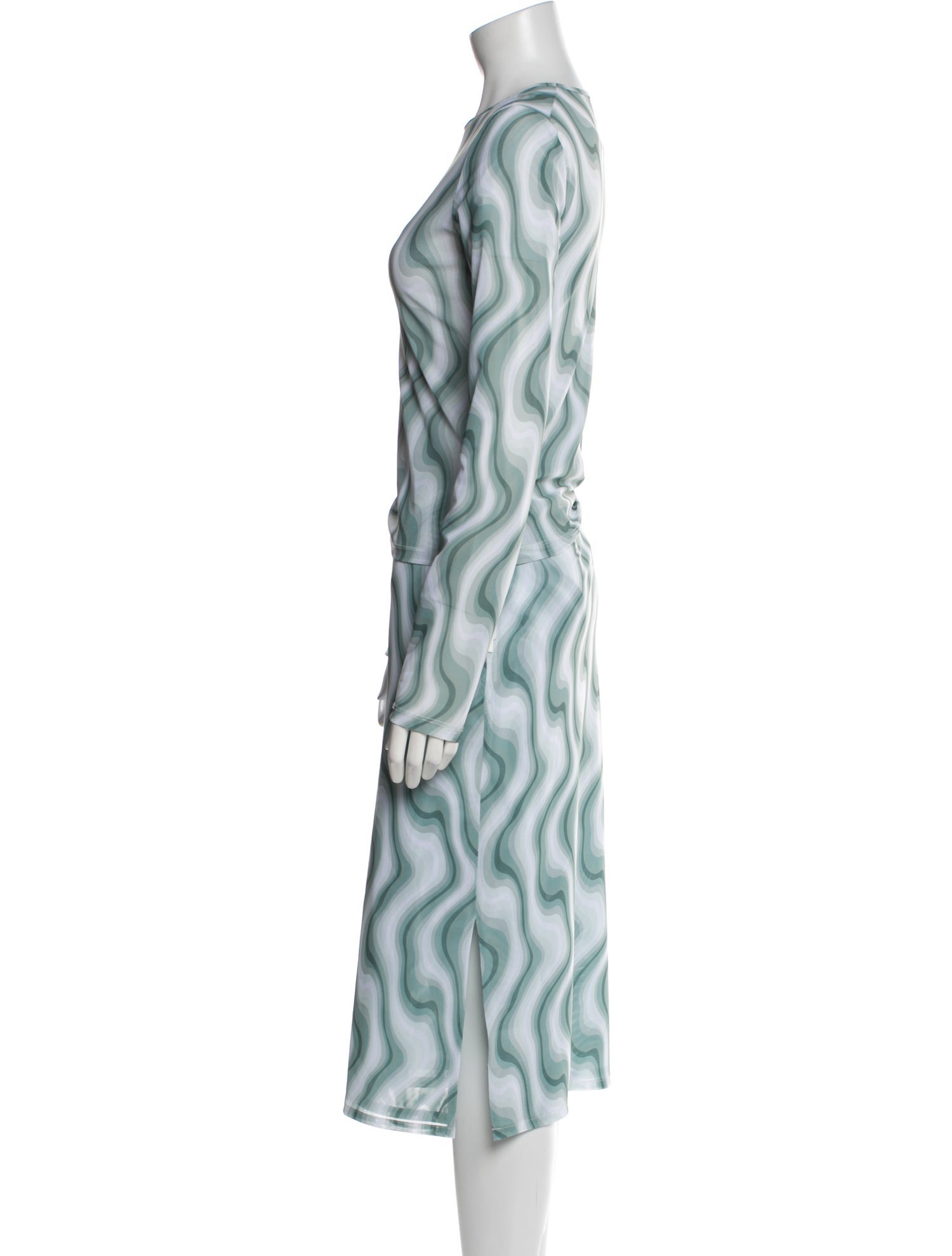 Miaou Striped Skirt Set